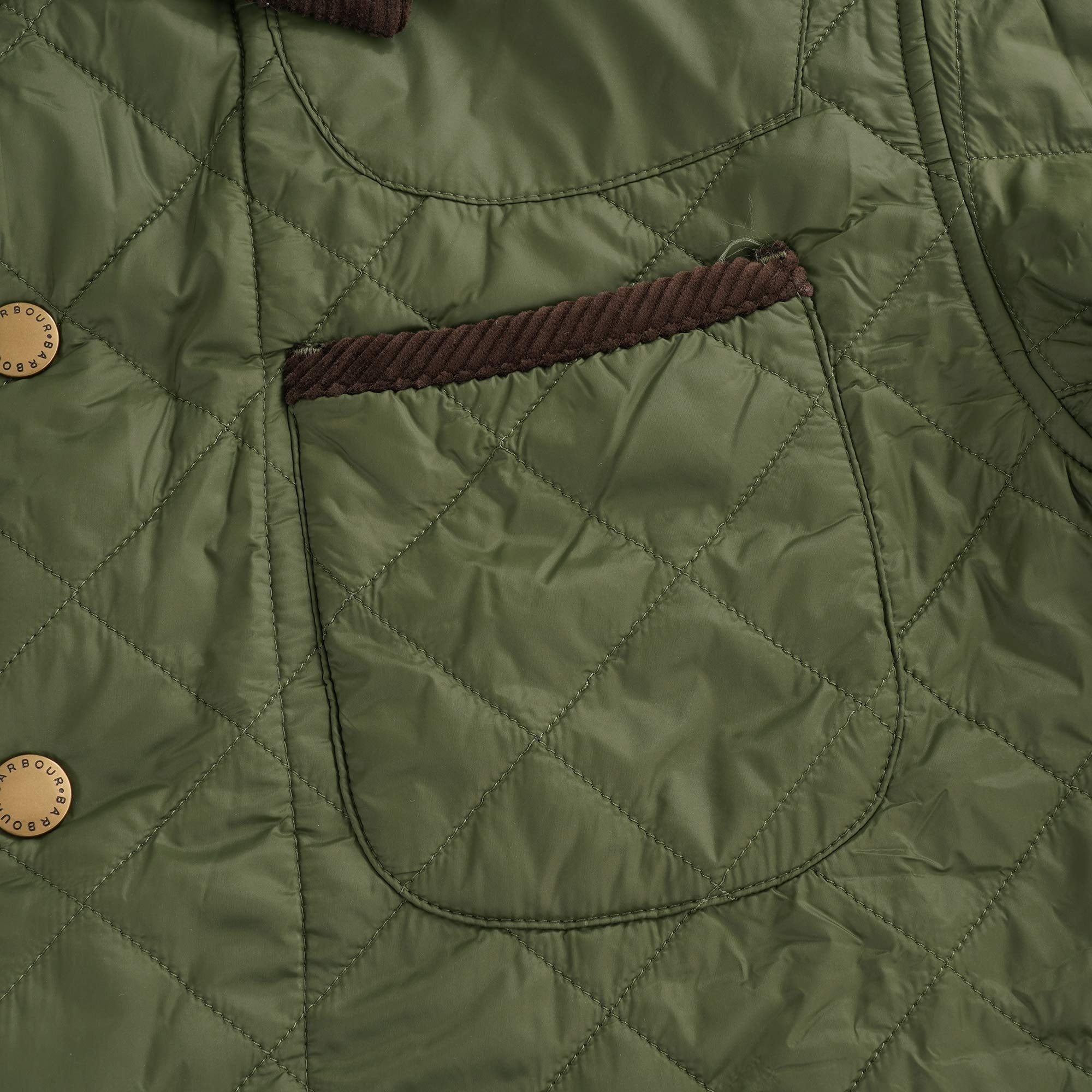 x Engineered Garments Staten Quilted Jacket - Olive