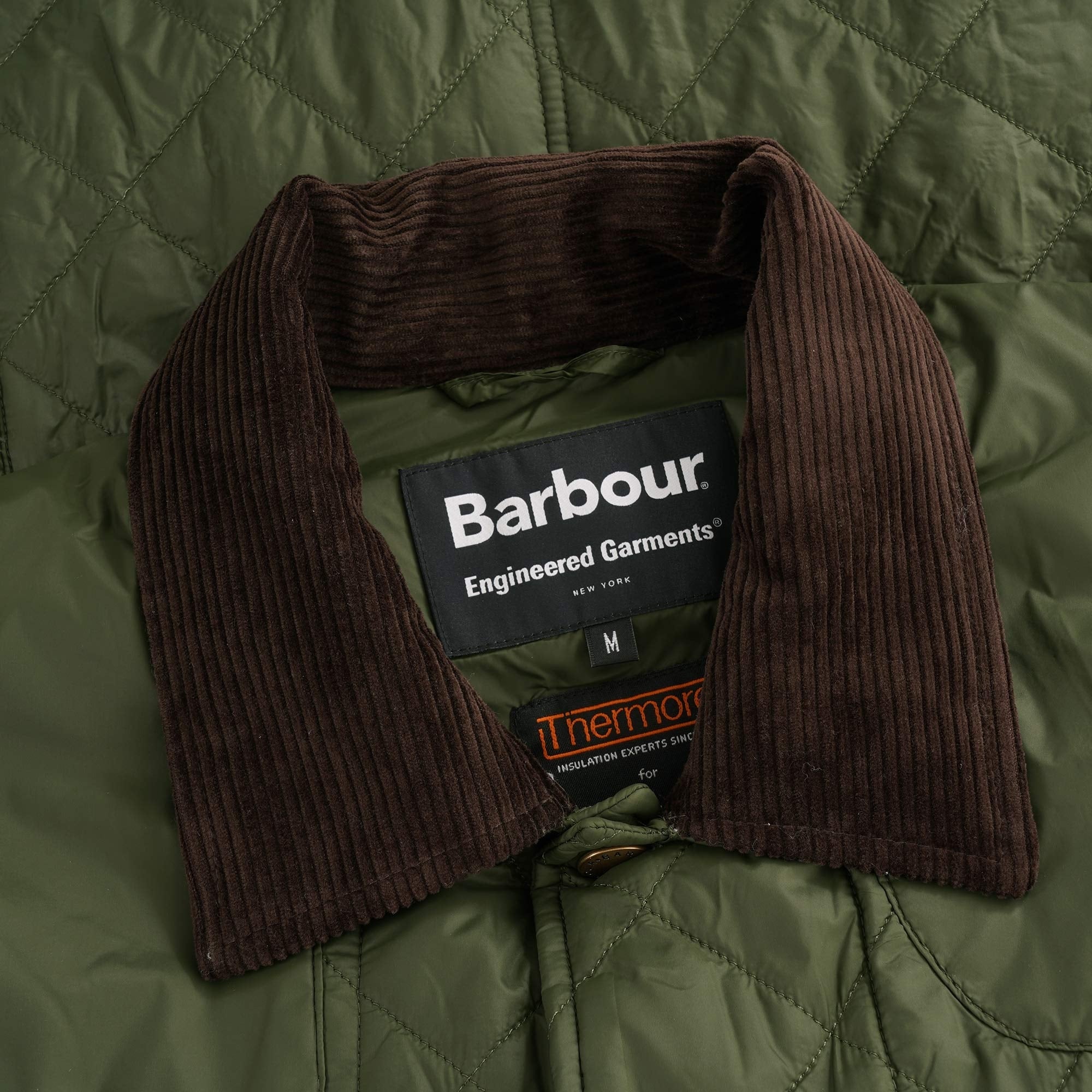 s*t様 BARBOUR x ENGINEERED GARMENTS テーラード Barbour x Engineered Garments Staten Quilted Jacket - Olive