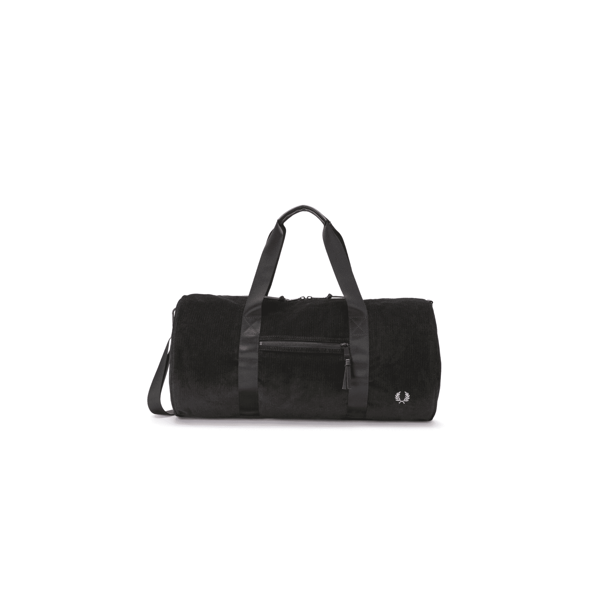 Fred Perry Cord Barrel Bag - Black – Stuarts London