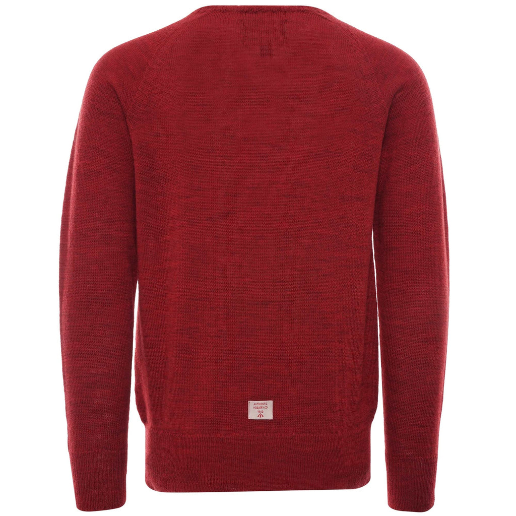 Seamless Crew Neck - Vintage Red