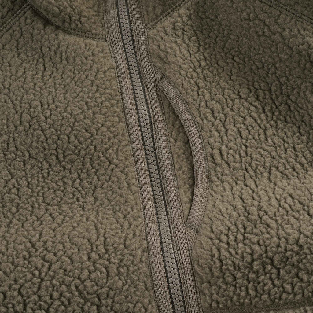 Thermal Boa Fleece Jacket - Khaki