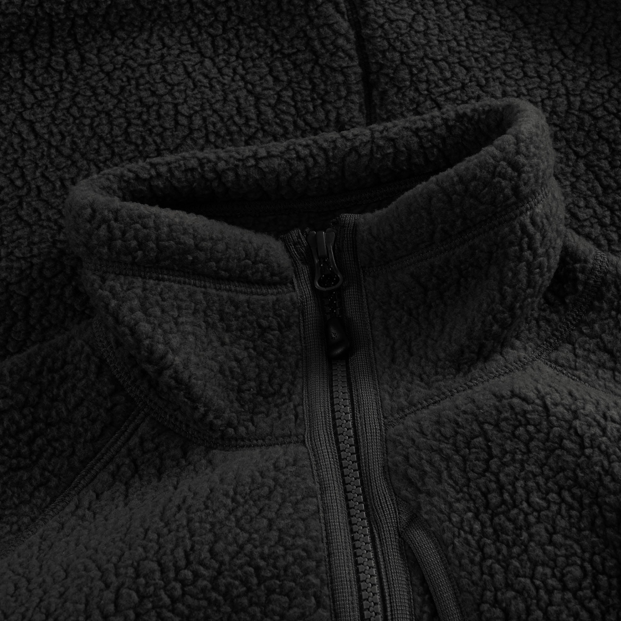Thermal Boa Fleece Jacket - Black