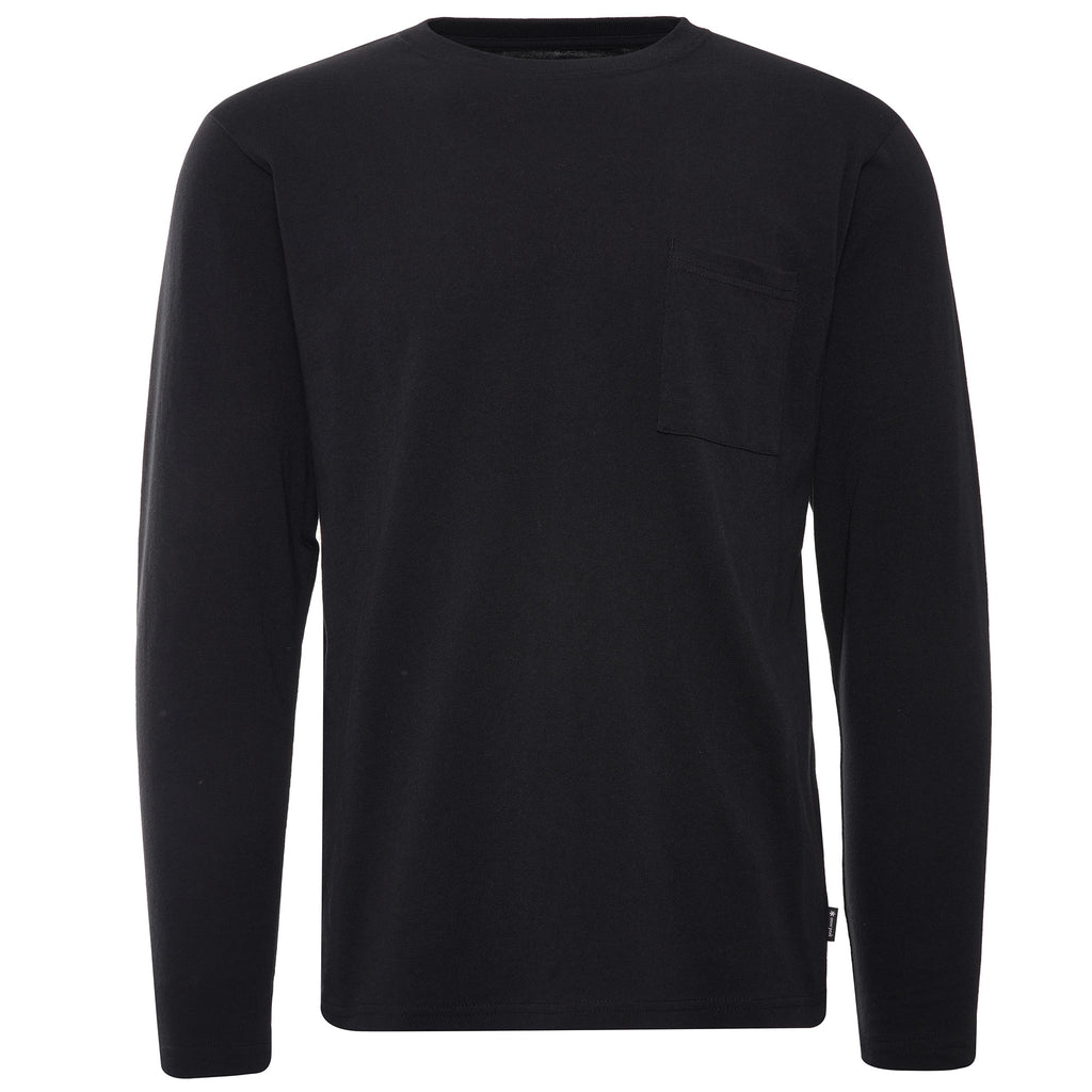 Printed Long Sleeve T-shirt SP Camping Gear Logo - Black