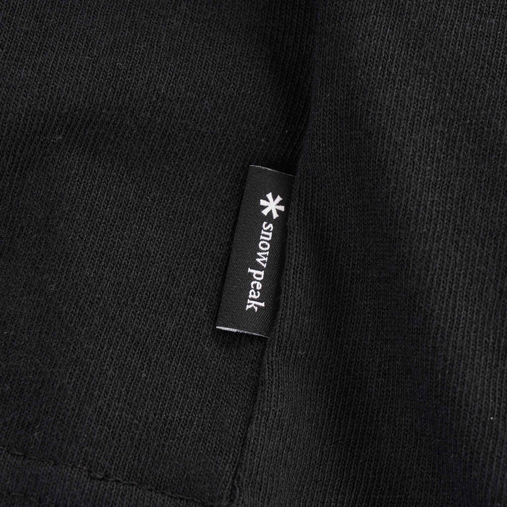 Printed Long Sleeve T-shirt SP Camping Gear Logo - Black