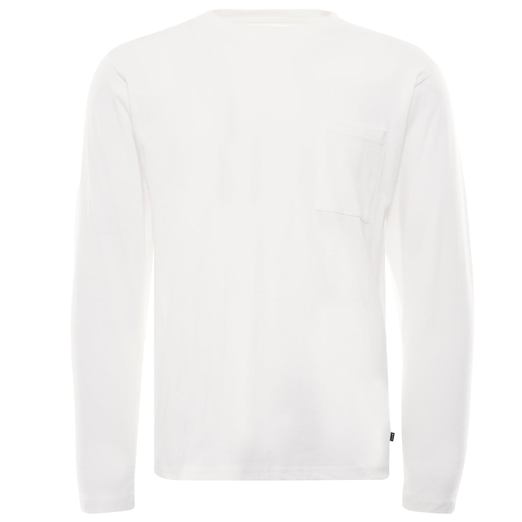 Printed Long Sleeve T-shirt SP Camping Gear Logo - White