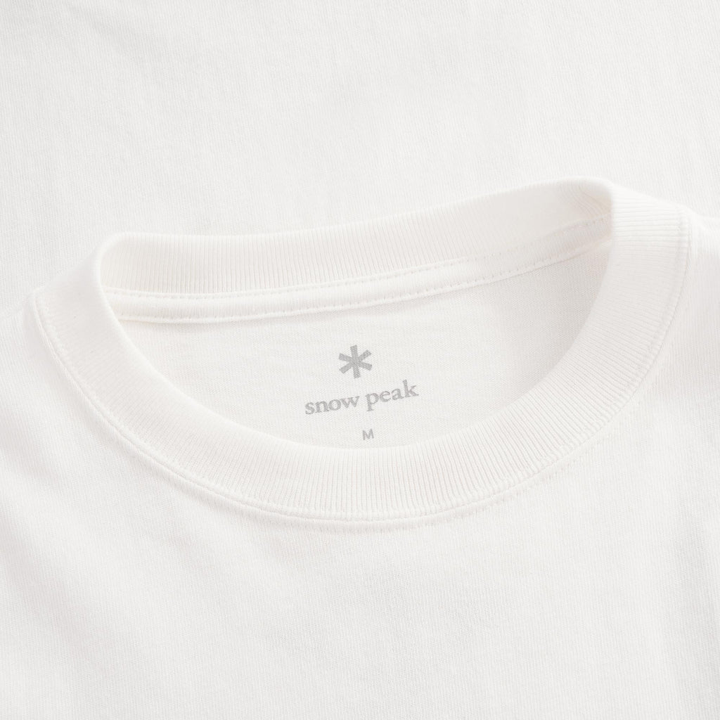 Printed Long Sleeve T-shirt SP Camping Gear Logo - White