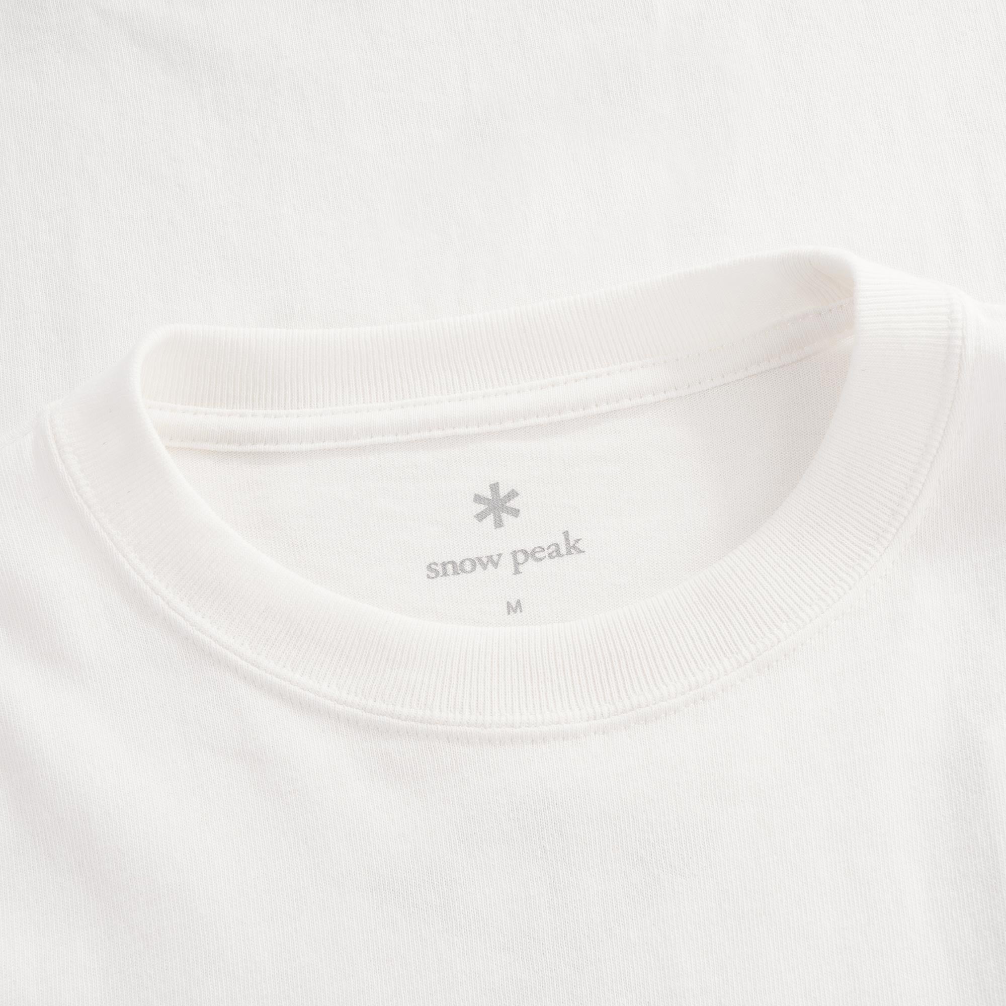 Printed Long Sleeve T-shirt SP Camping Gear Logo - White