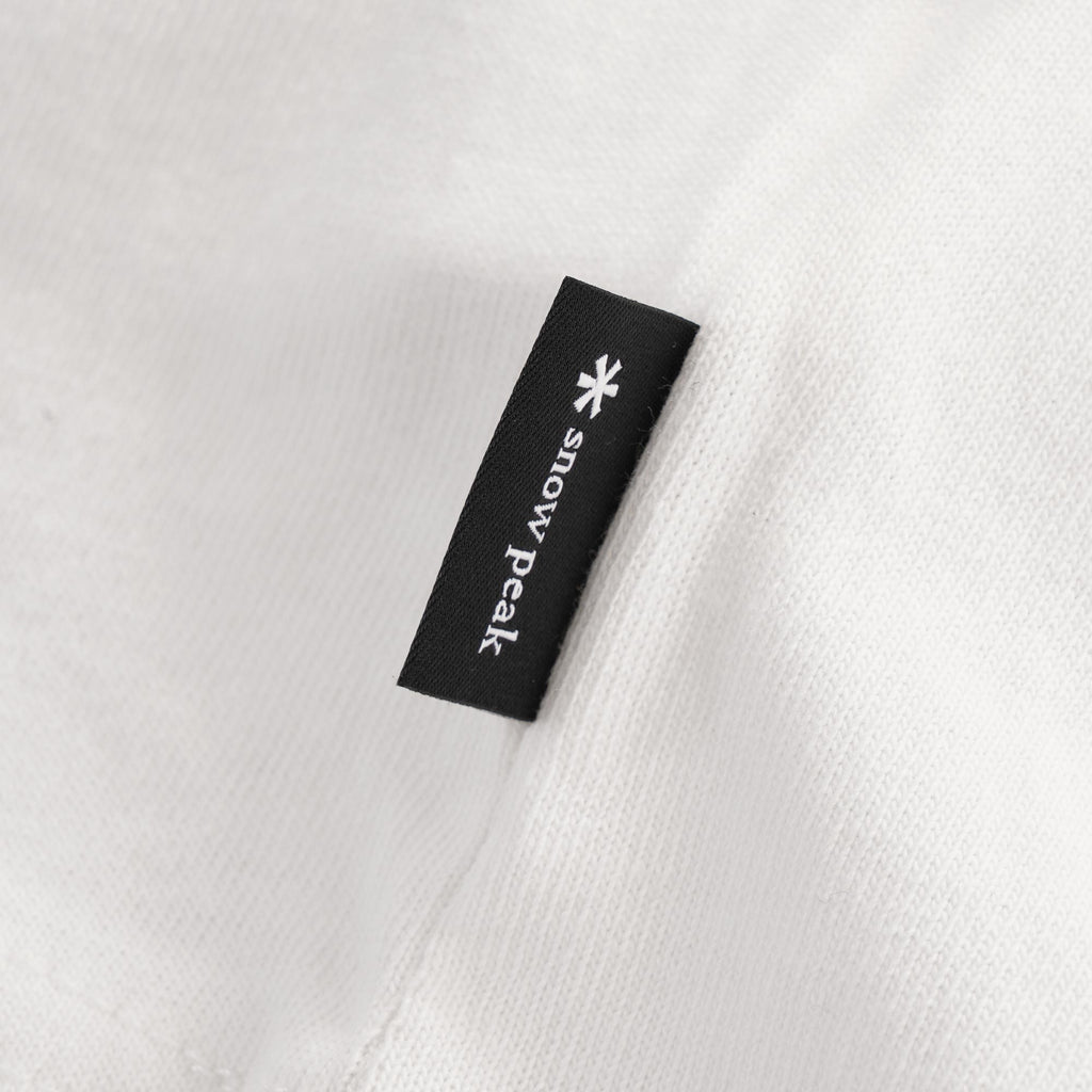 Printed Long Sleeve T-shirt SP Camping Gear Logo - White