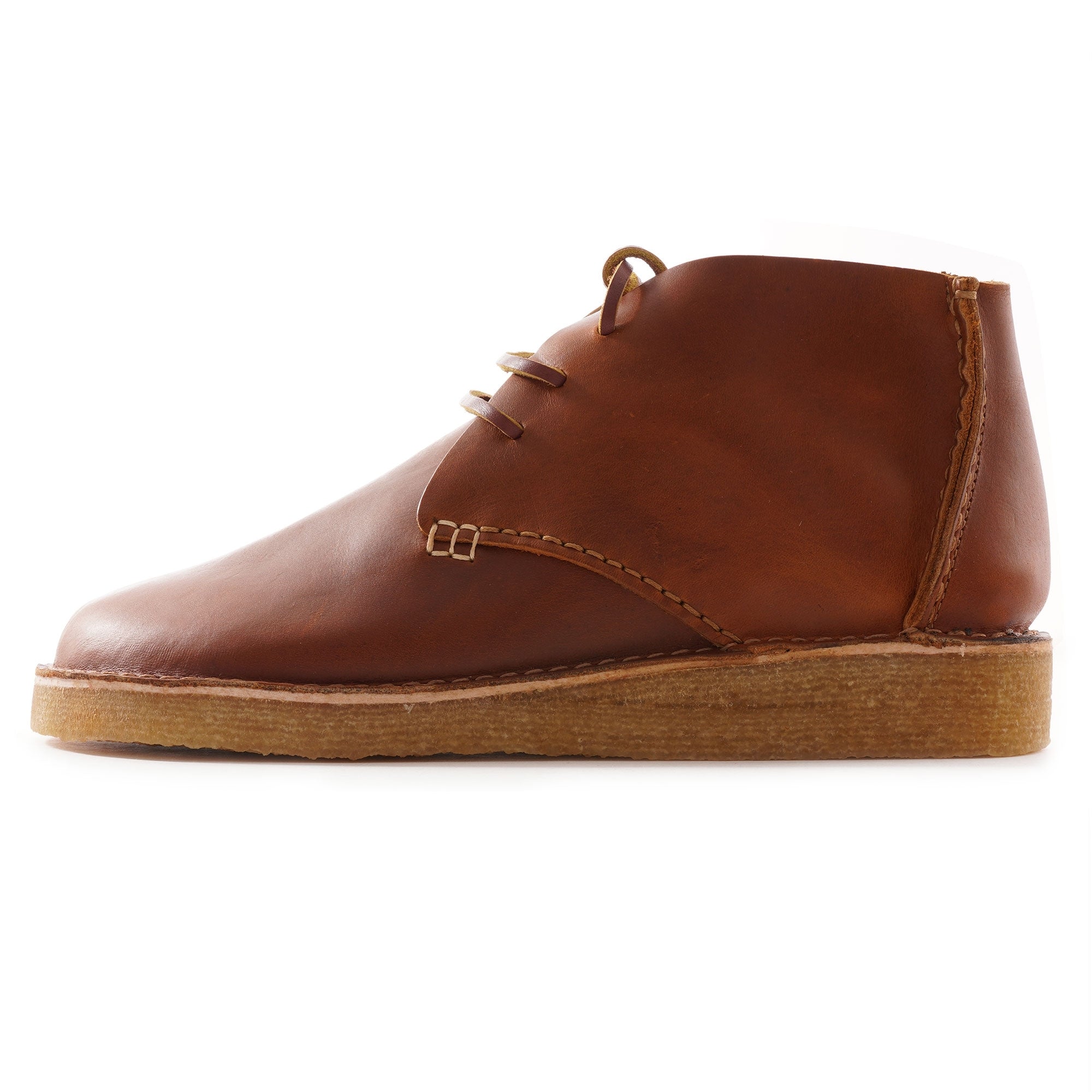 Glenn Leather Boot - Apricot