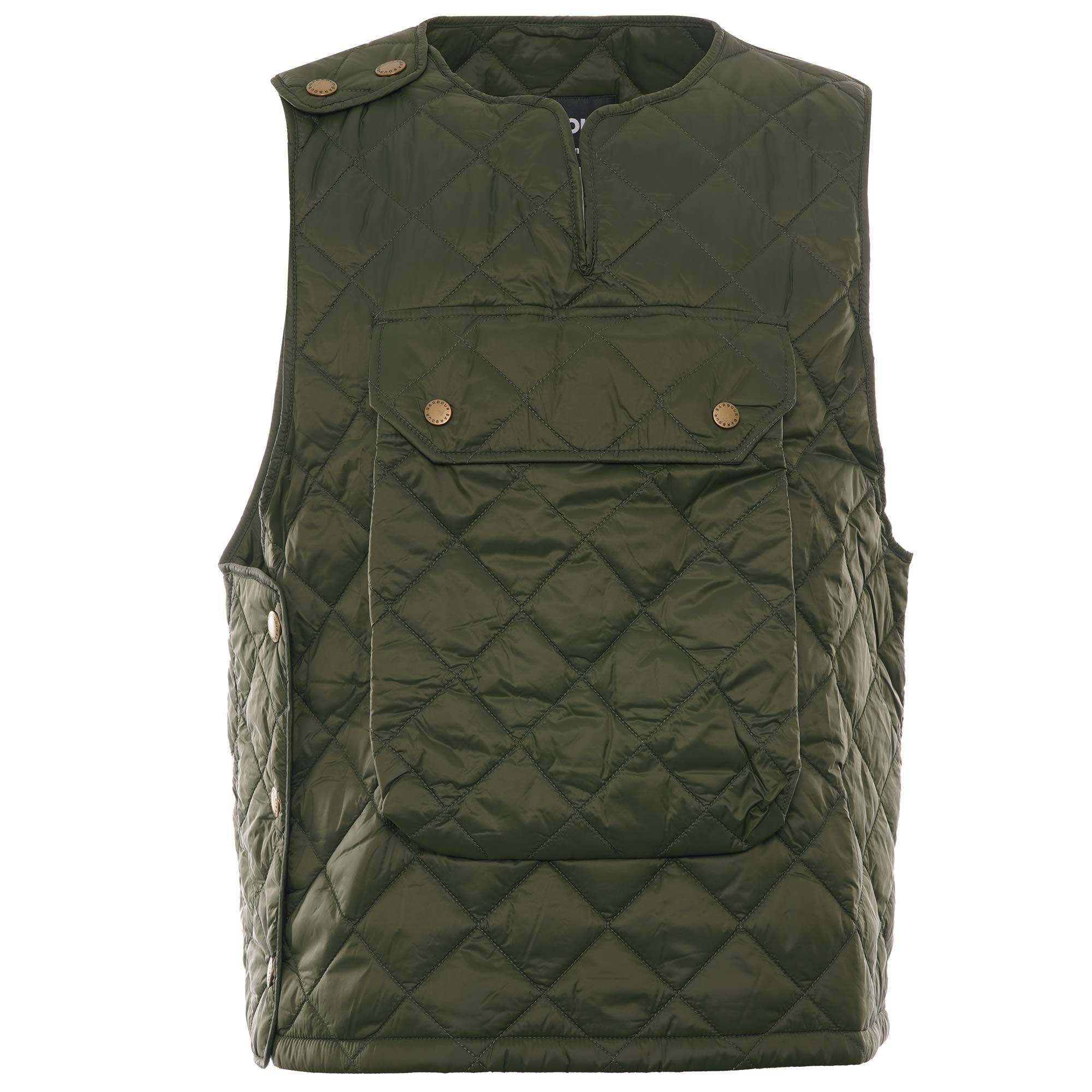 x Engineered Garments Pop Quilted Vest - Olive