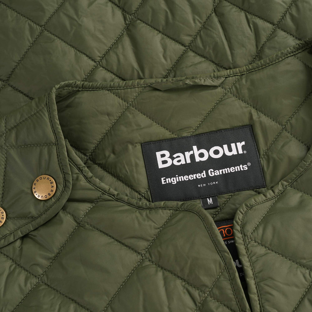 x Engineered Garments Pop Quilted Vest - Olive
