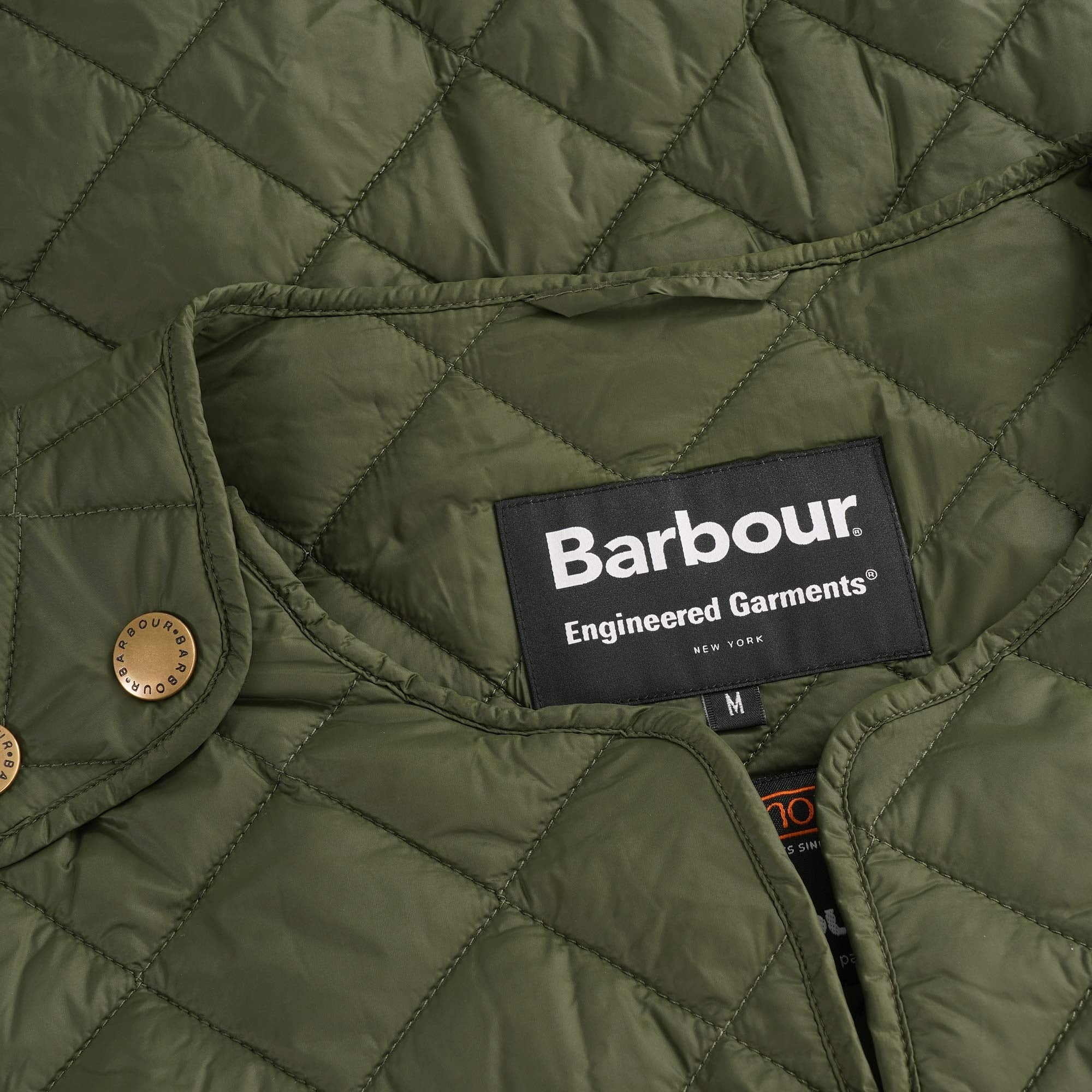x Engineered Garments Pop Quilted Vest - Olive