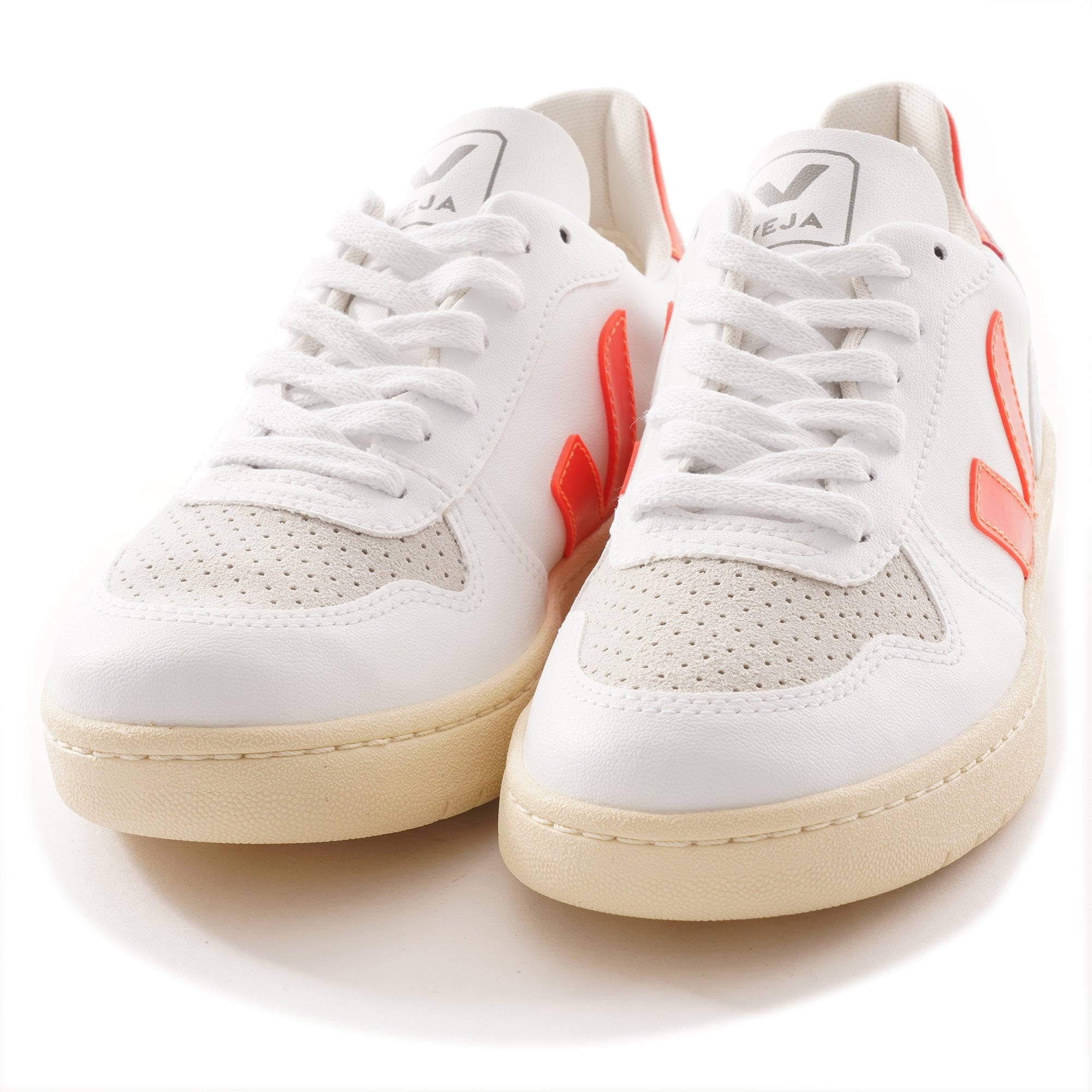 V-10 Fluo Butter Sole - White and Orange