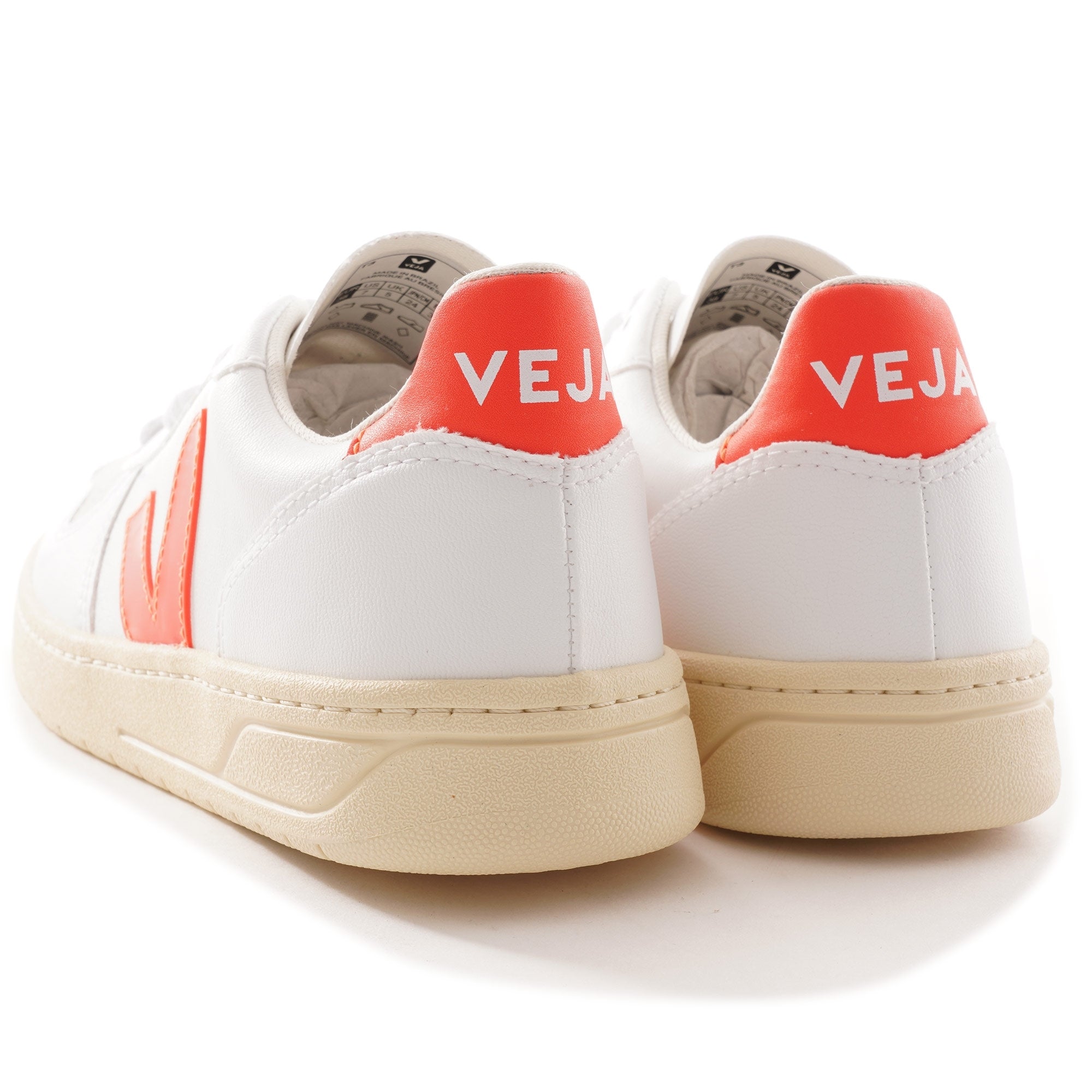 V-10 Fluo Butter Sole - White and Orange