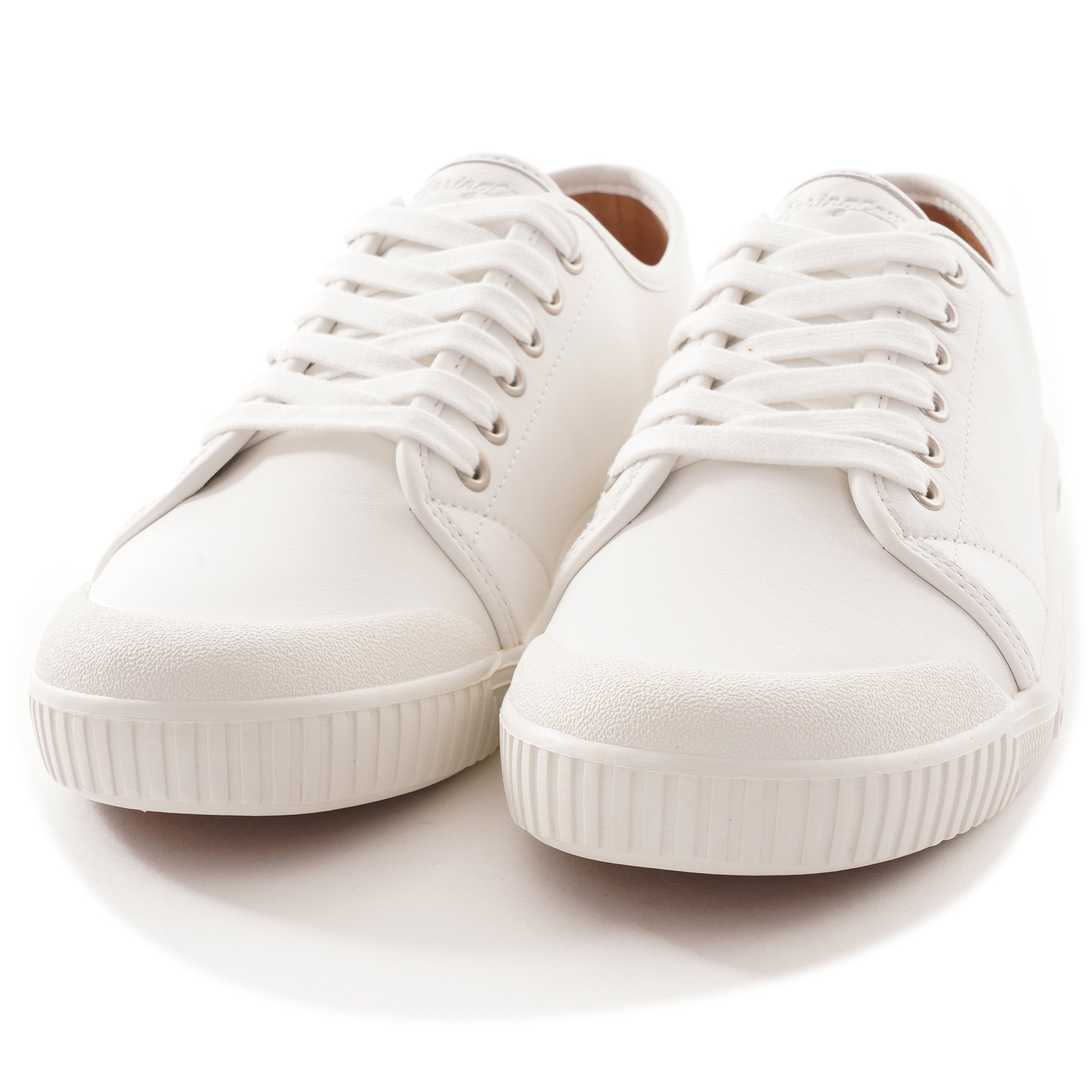Spring Court Nappa Leather Shoes - White