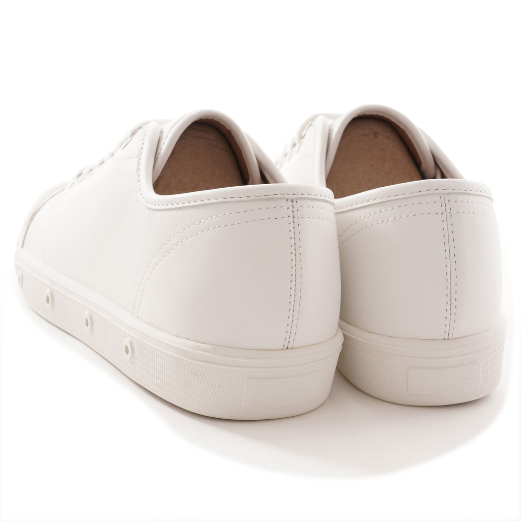 Spring Court Nappa Leather Shoes - White