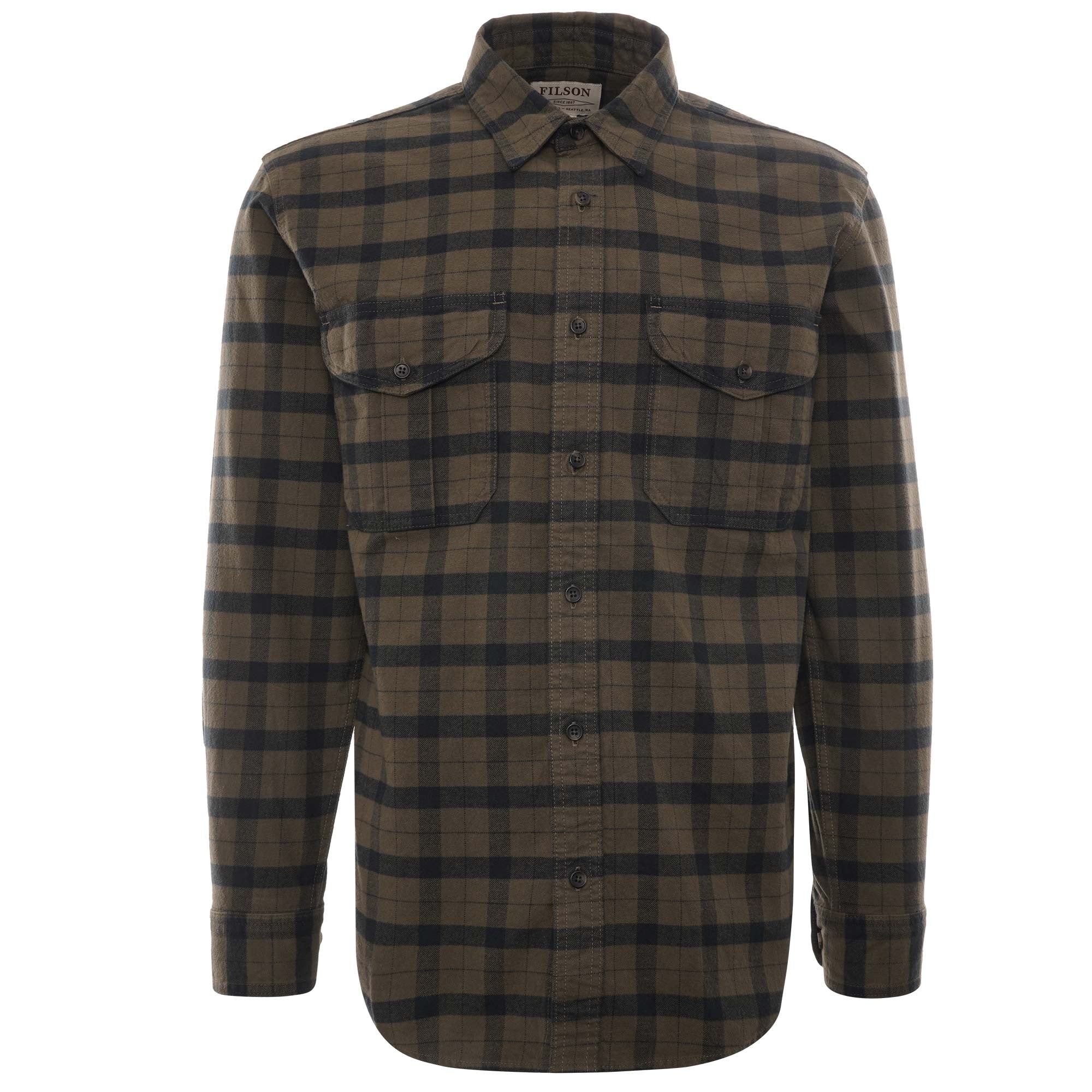 Alaskan Guide Shirt - Otter Green/Black Plaid