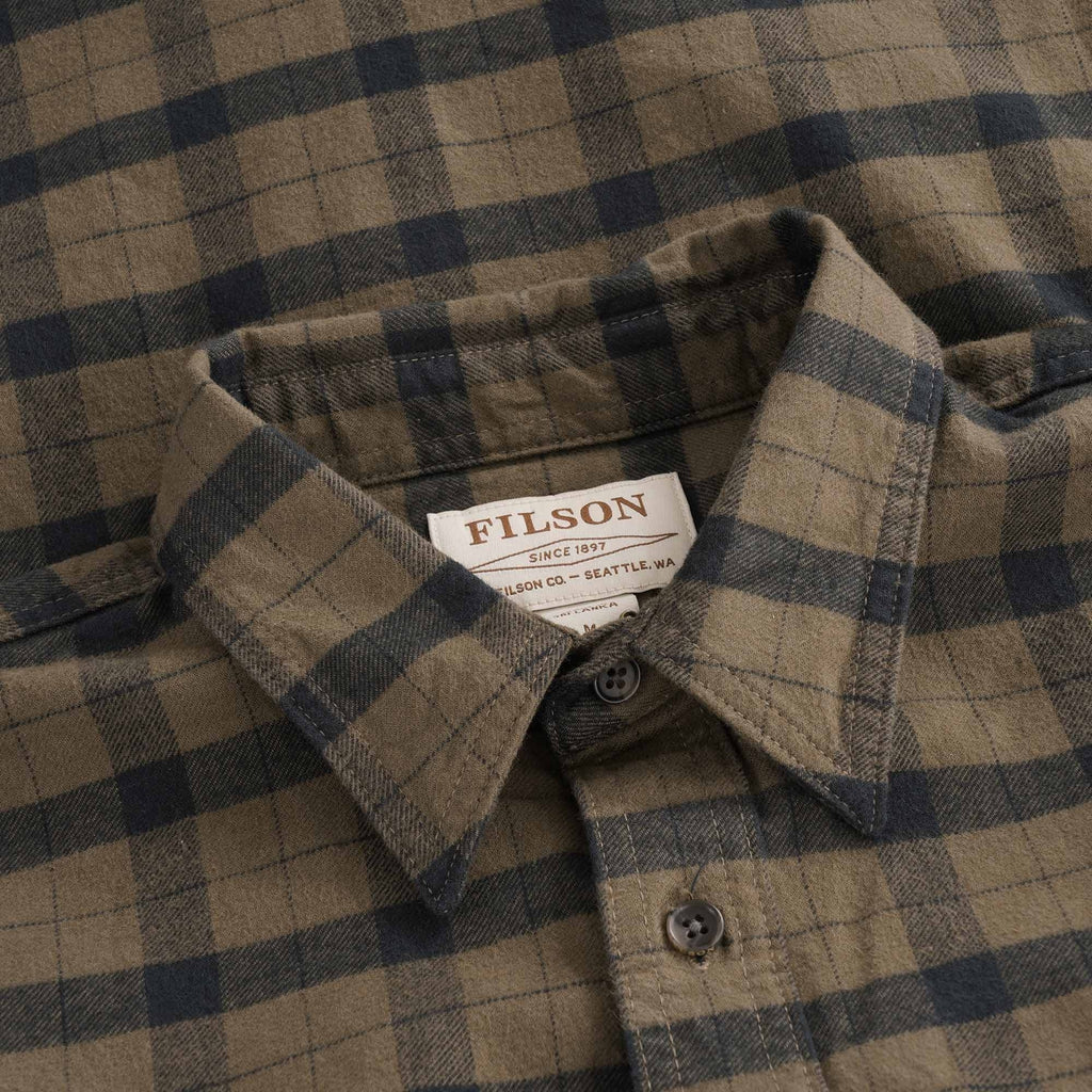 Alaskan Guide Shirt - Otter Green/Black Plaid