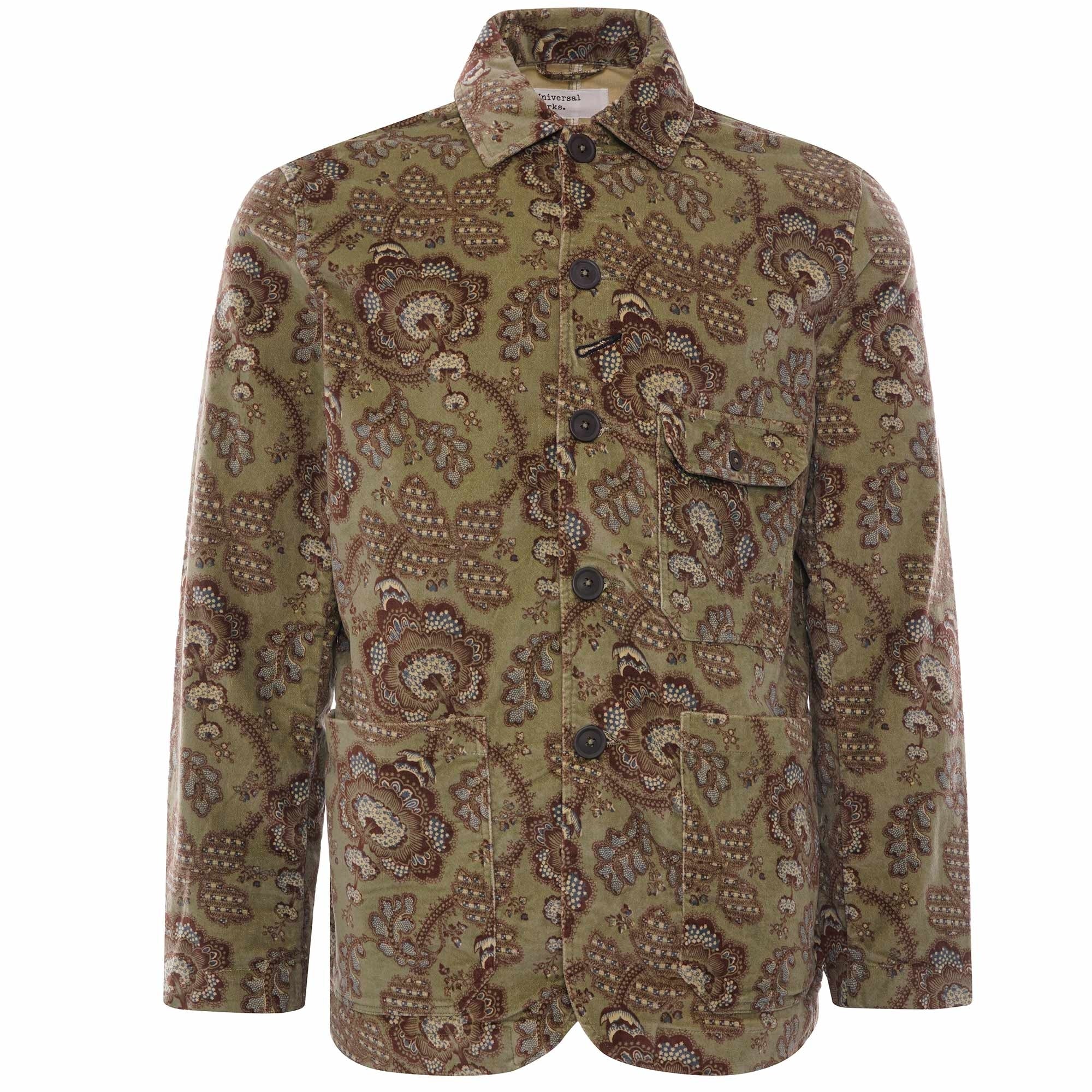Norfolk Bakers Jacket - Multicolour Brushed Hendrix