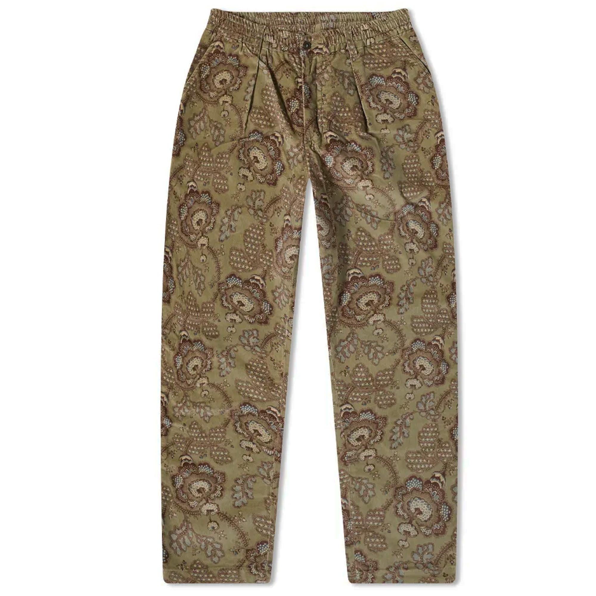 Pleated Track Pant - Multicolour Brushed Hendrix