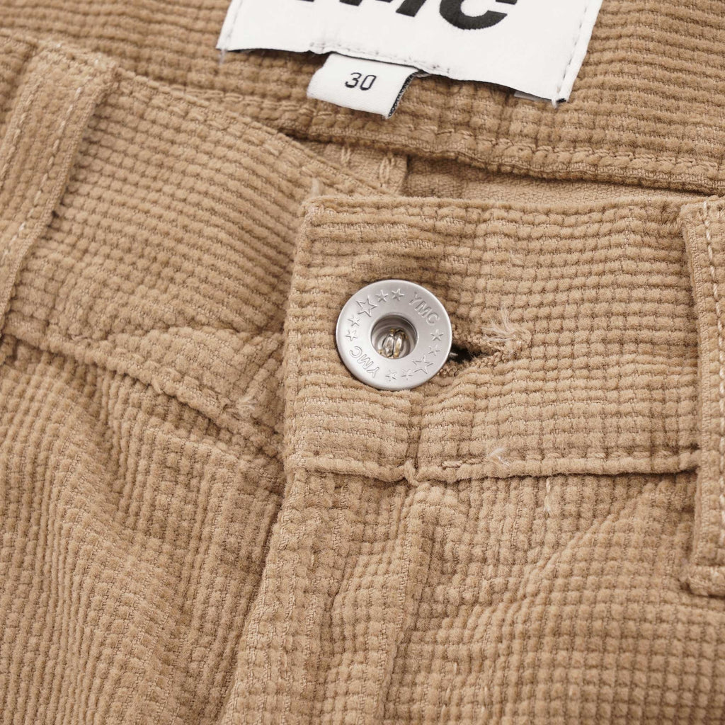 Tearaway Cotton Waffle Cord Jeans - Camel
