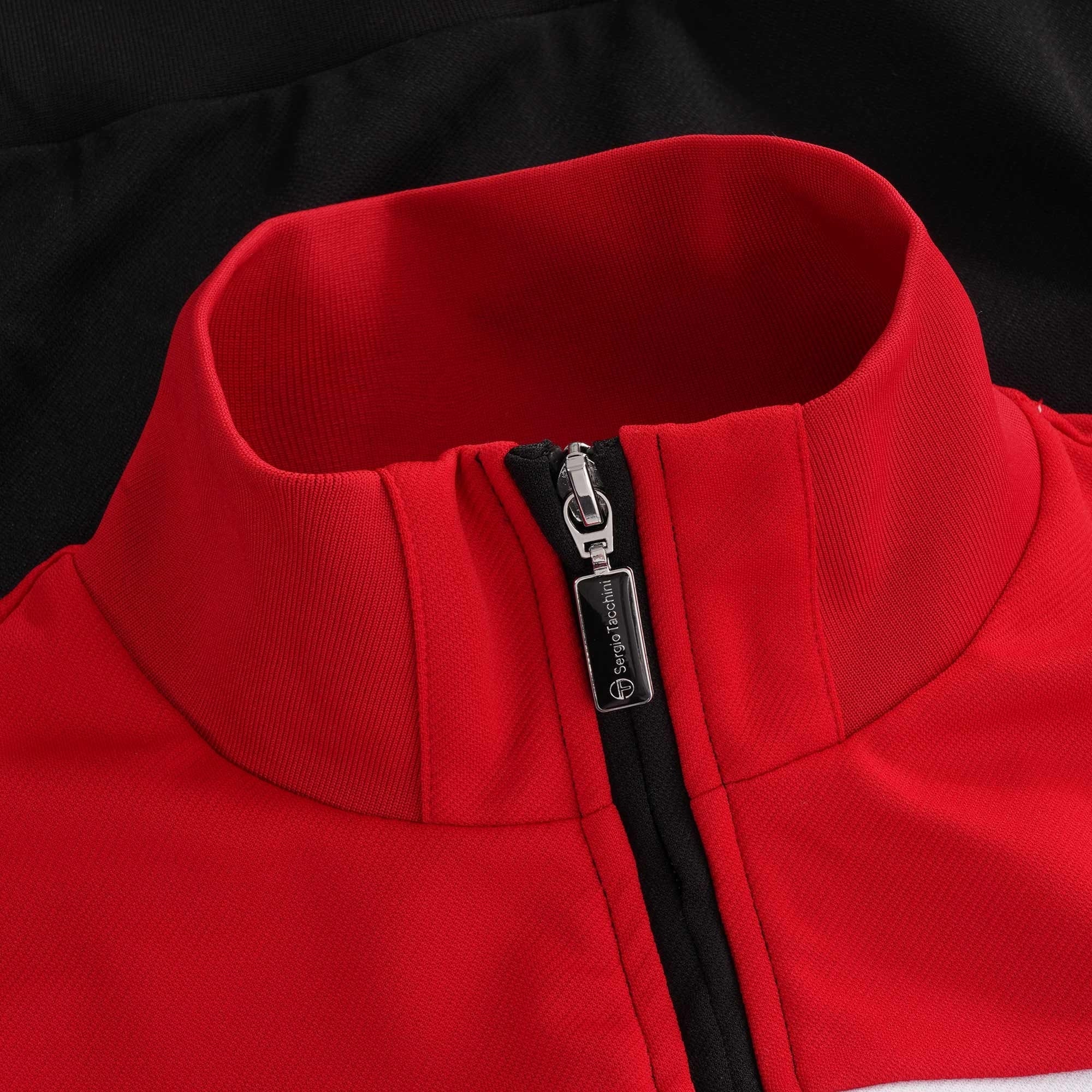 Damarindo Track Jacket - Black and Red