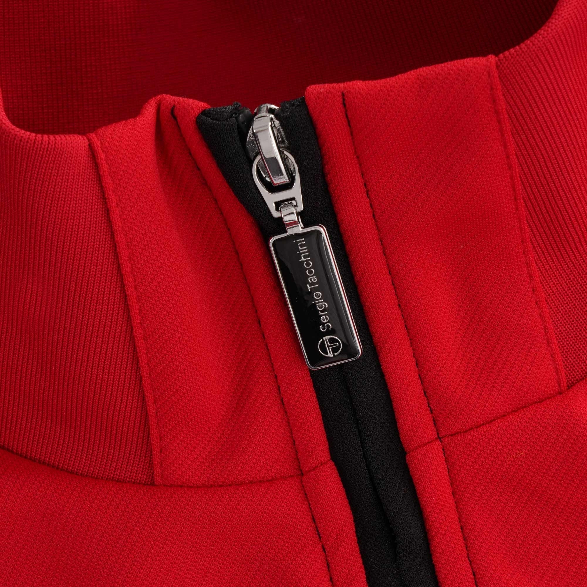 Damarindo Track Jacket - Black and Red