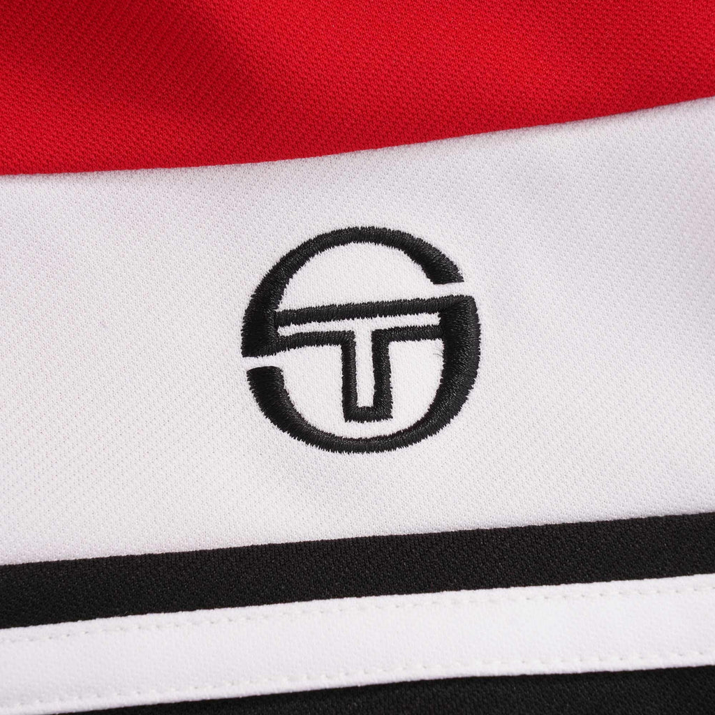 Damarindo Track Jacket - Black and Red