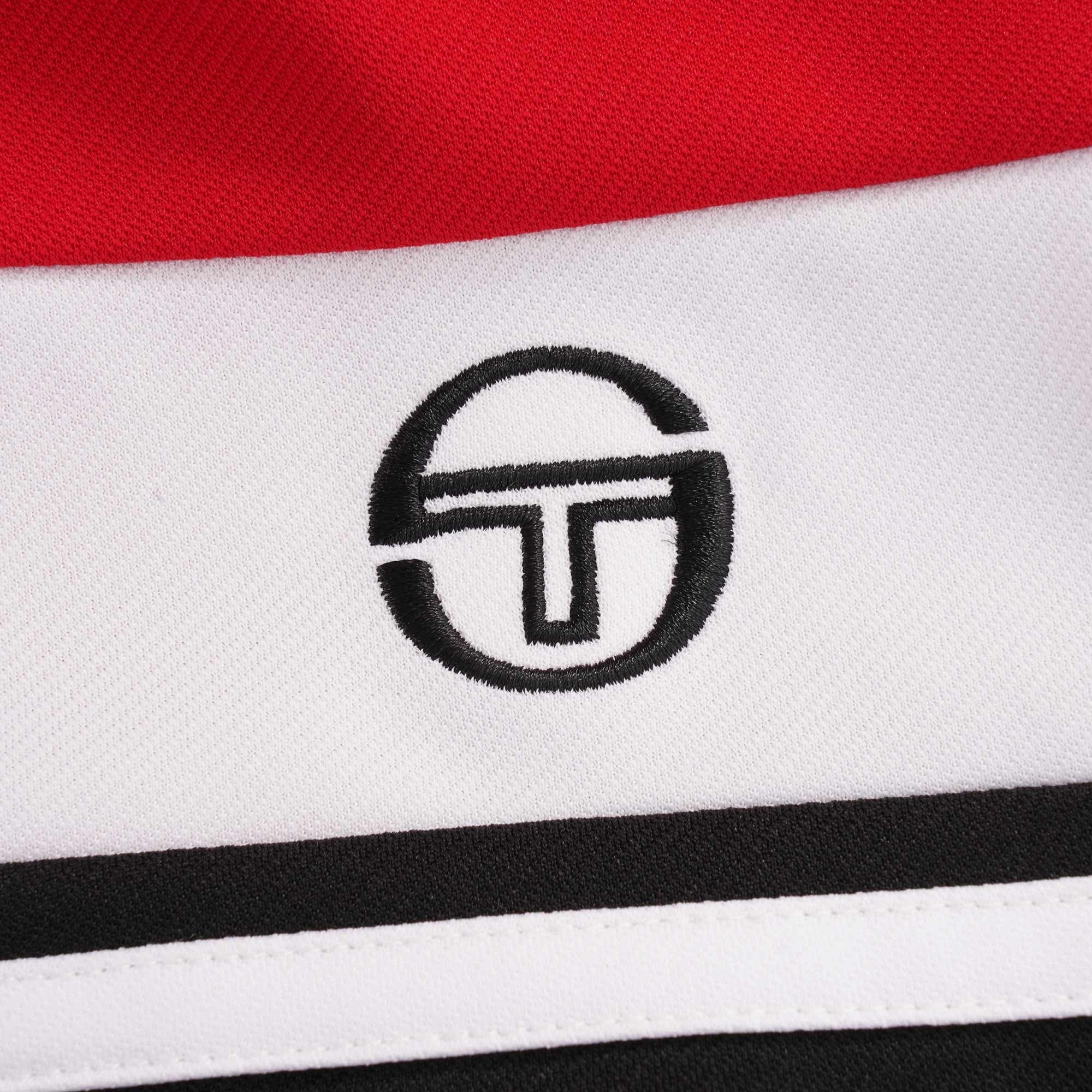 Damarindo Track Jacket - Black and Red