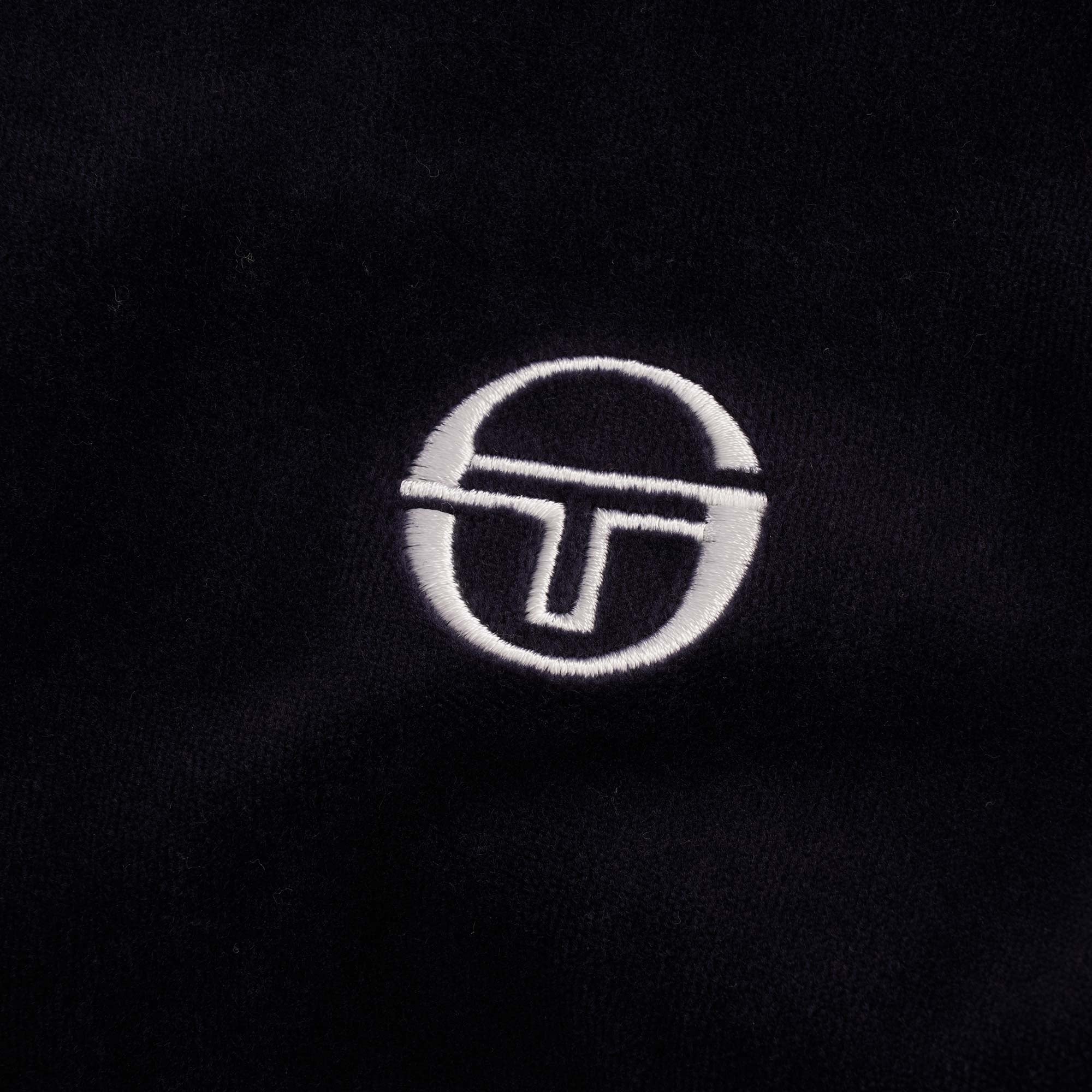 Orion Velour Track Top - Navy