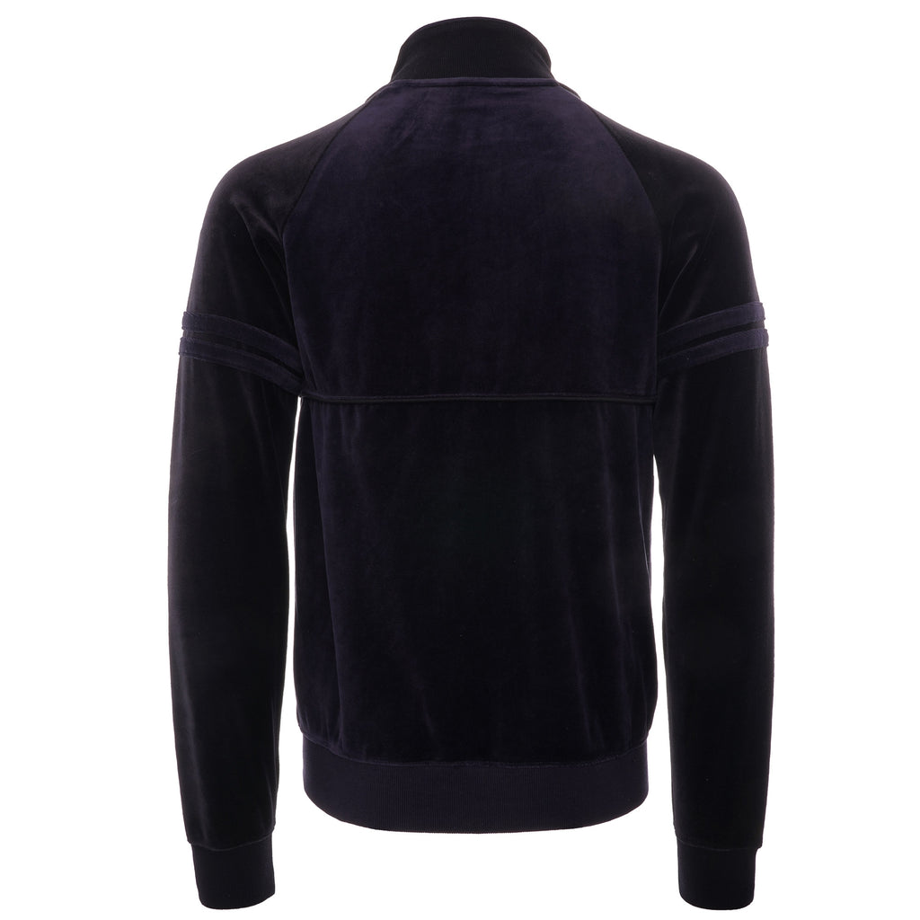 Orion Velour Track Top - Navy