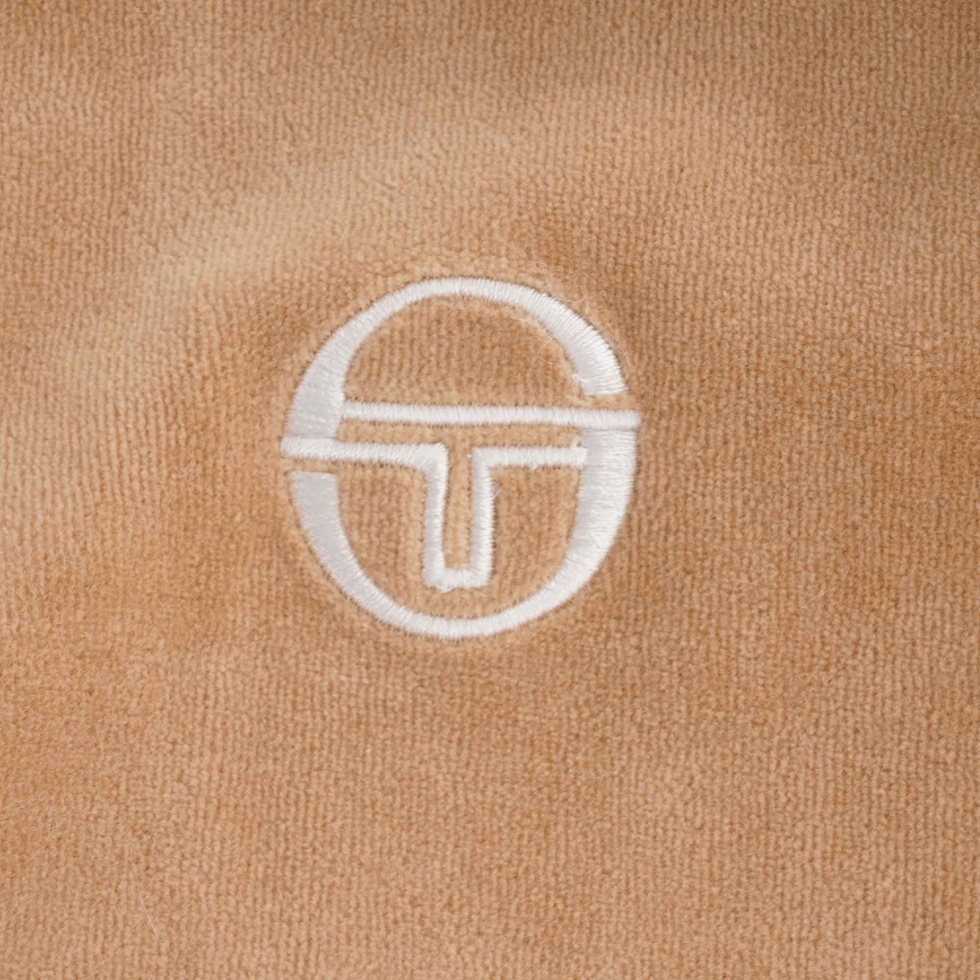 Orion Velour Tracktop - Doe, Navy and White
