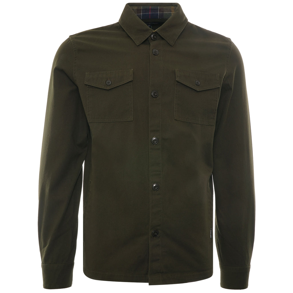 Essential Twill Overshirt - Olive