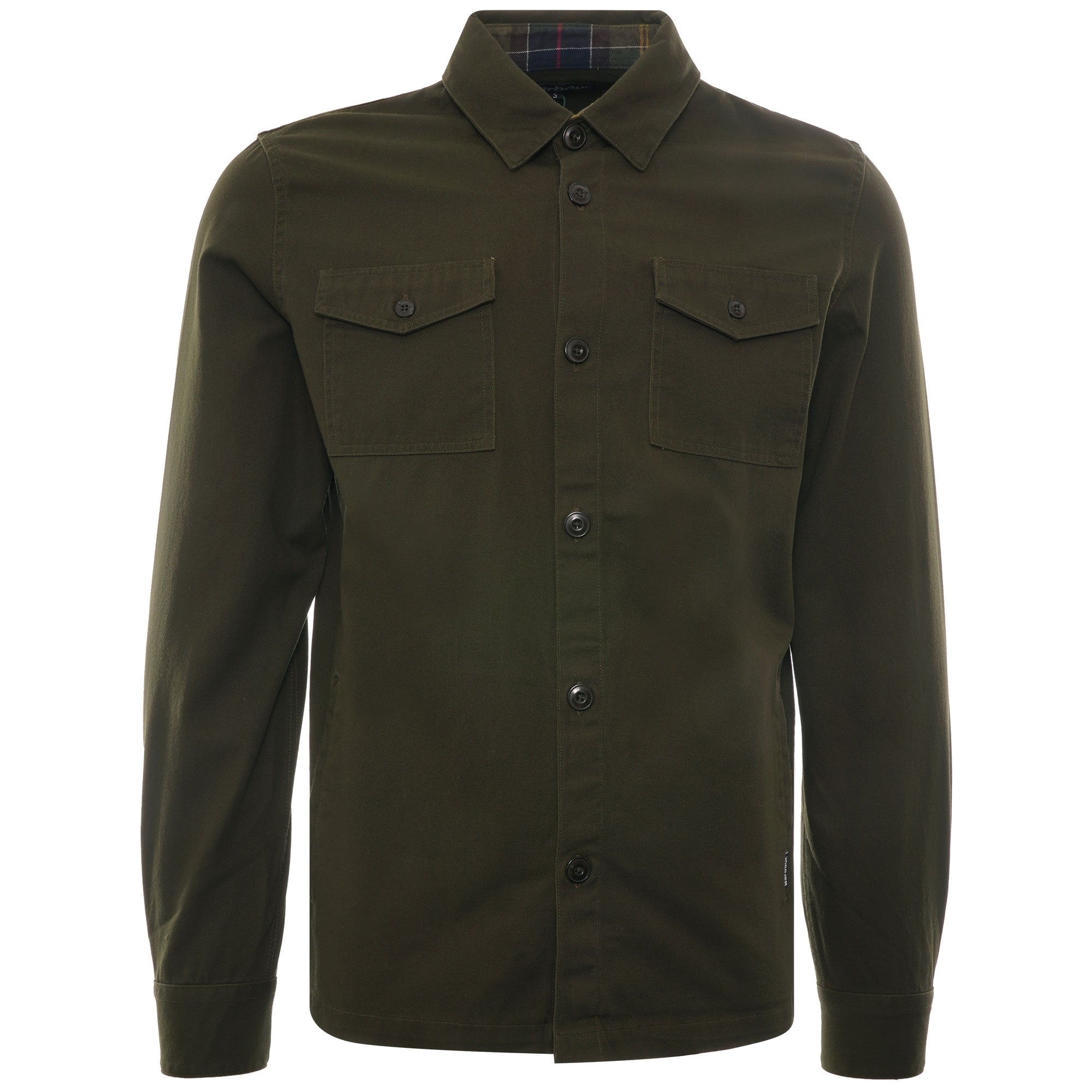 Essential Twill Overshirt - Olive