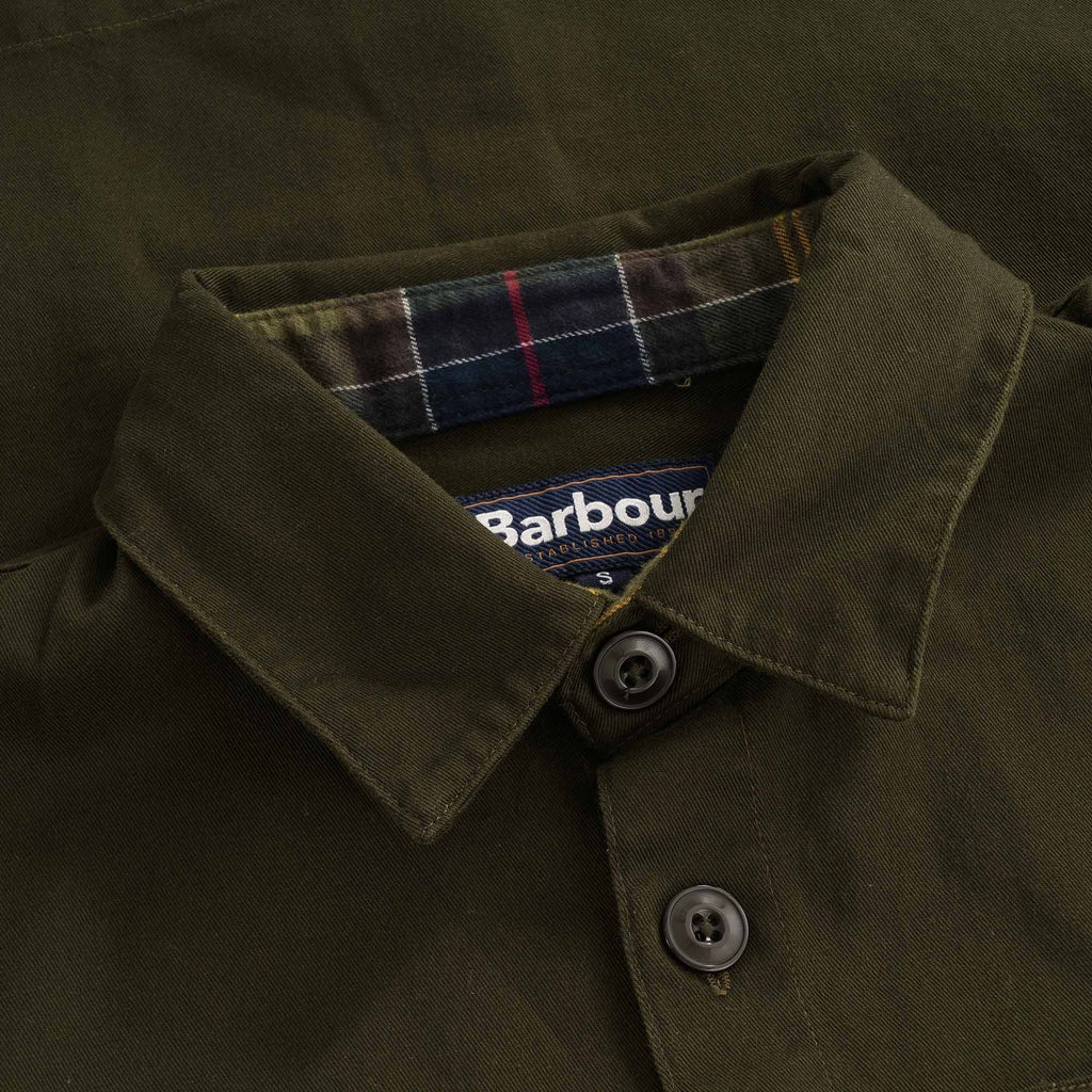 Essential Twill Overshirt - Olive