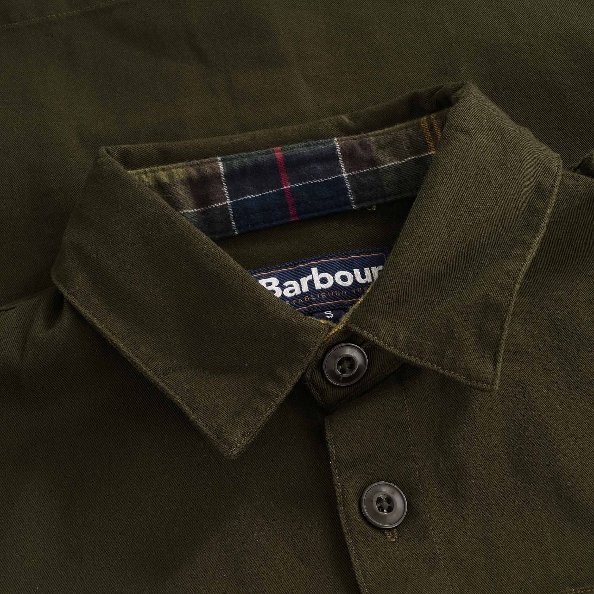 Essential Twill Overshirt - Olive