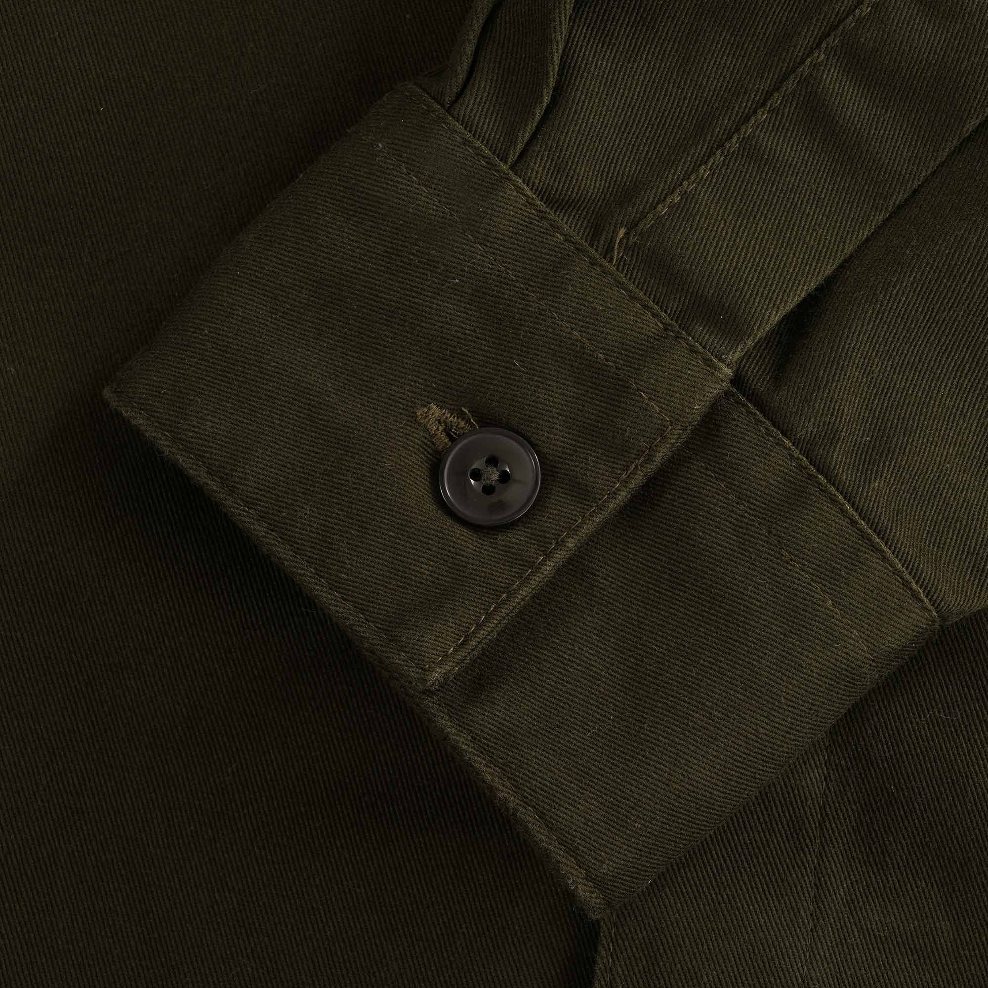 Essential Twill Overshirt - Olive