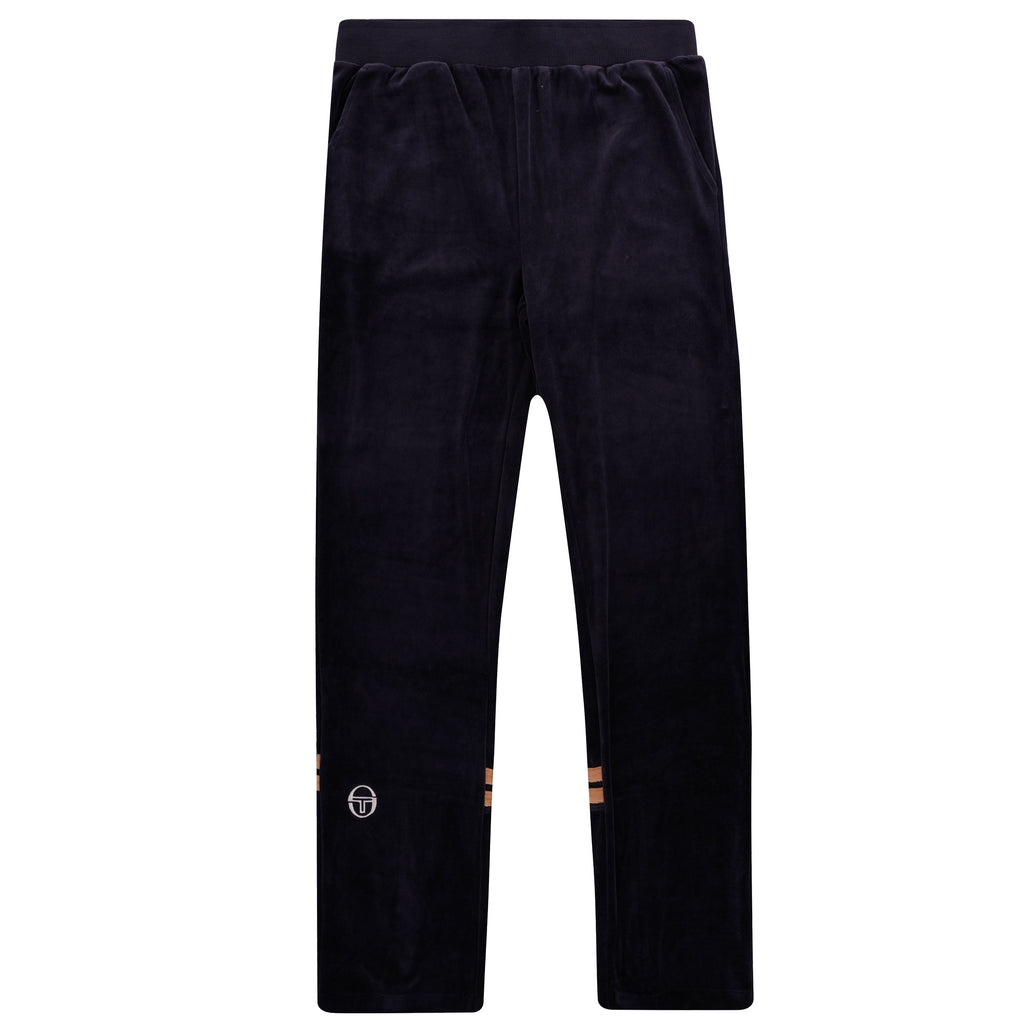 Orion Velour Track Pants Archivio - Navy/Doe/White