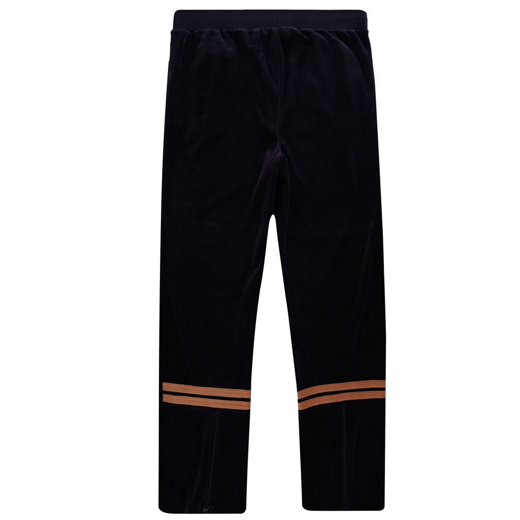 Orion Velour Track Pants Archivio - Navy/Doe/White