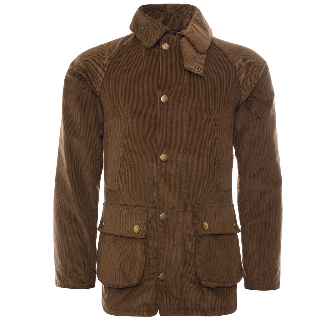 Cord Slim Bedale Jacket - Beige
