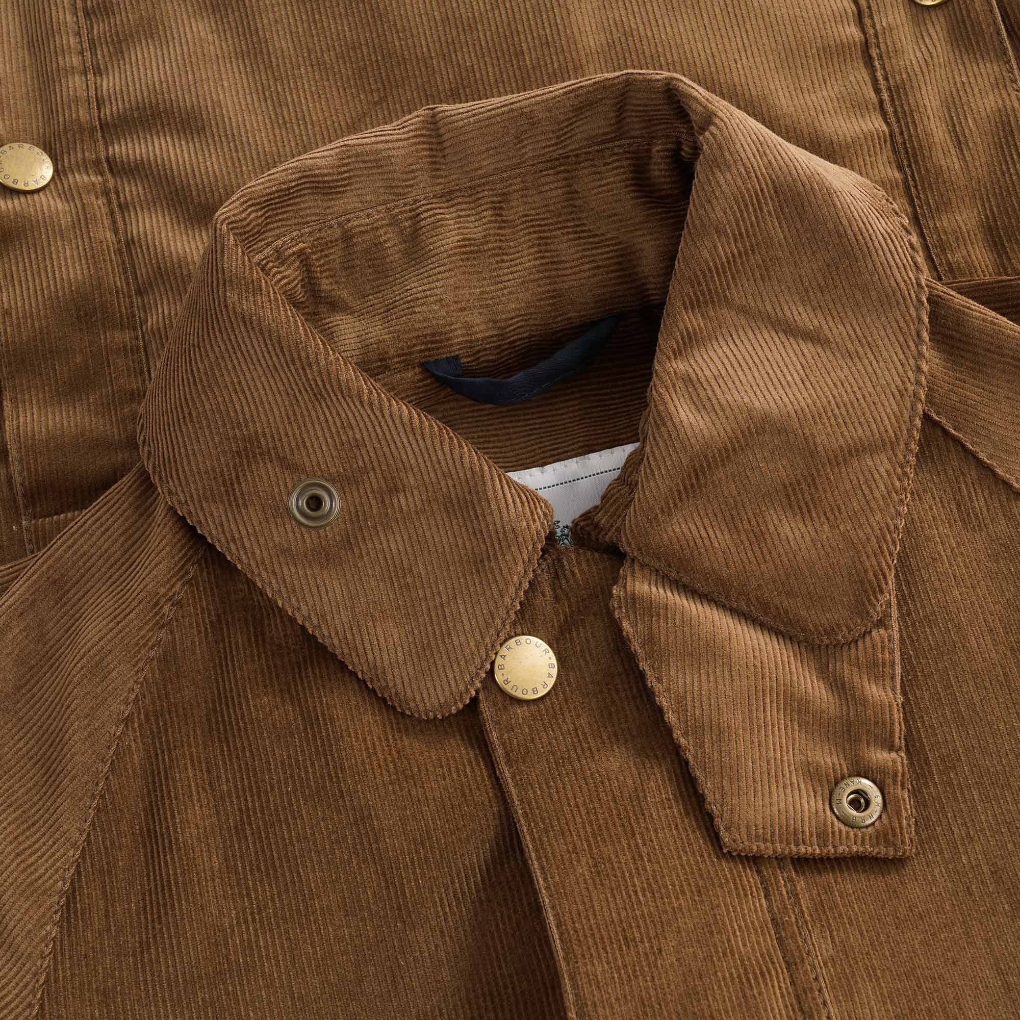 Cord Slim Bedale Jacket - Beige