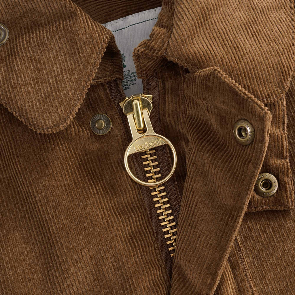Cord Slim Bedale Jacket - Beige