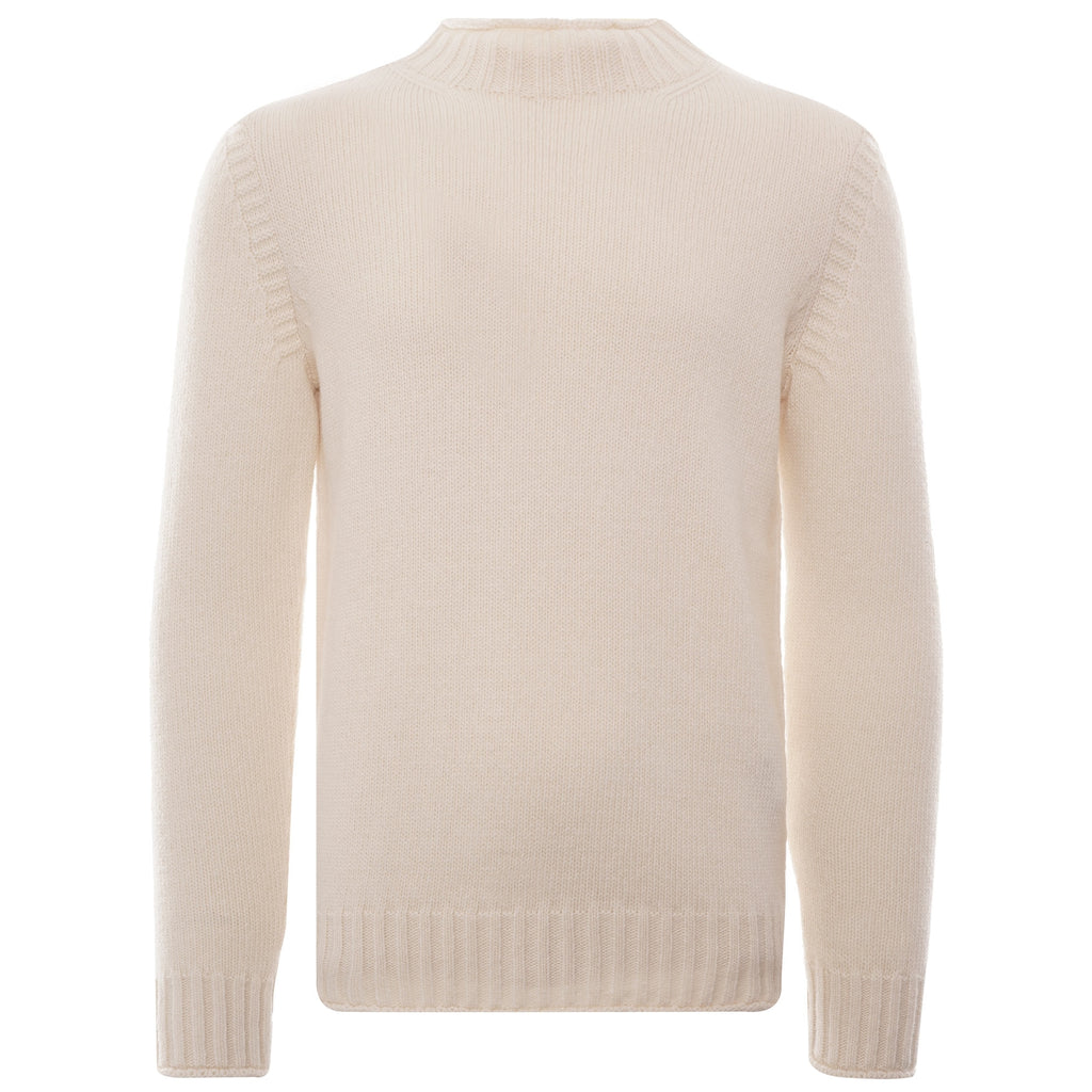 Morpeth Fisherman Crew Jumper - Ecru