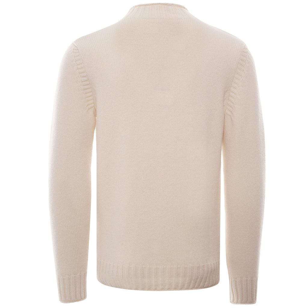 Morpeth Fisherman Crew Jumper - Ecru