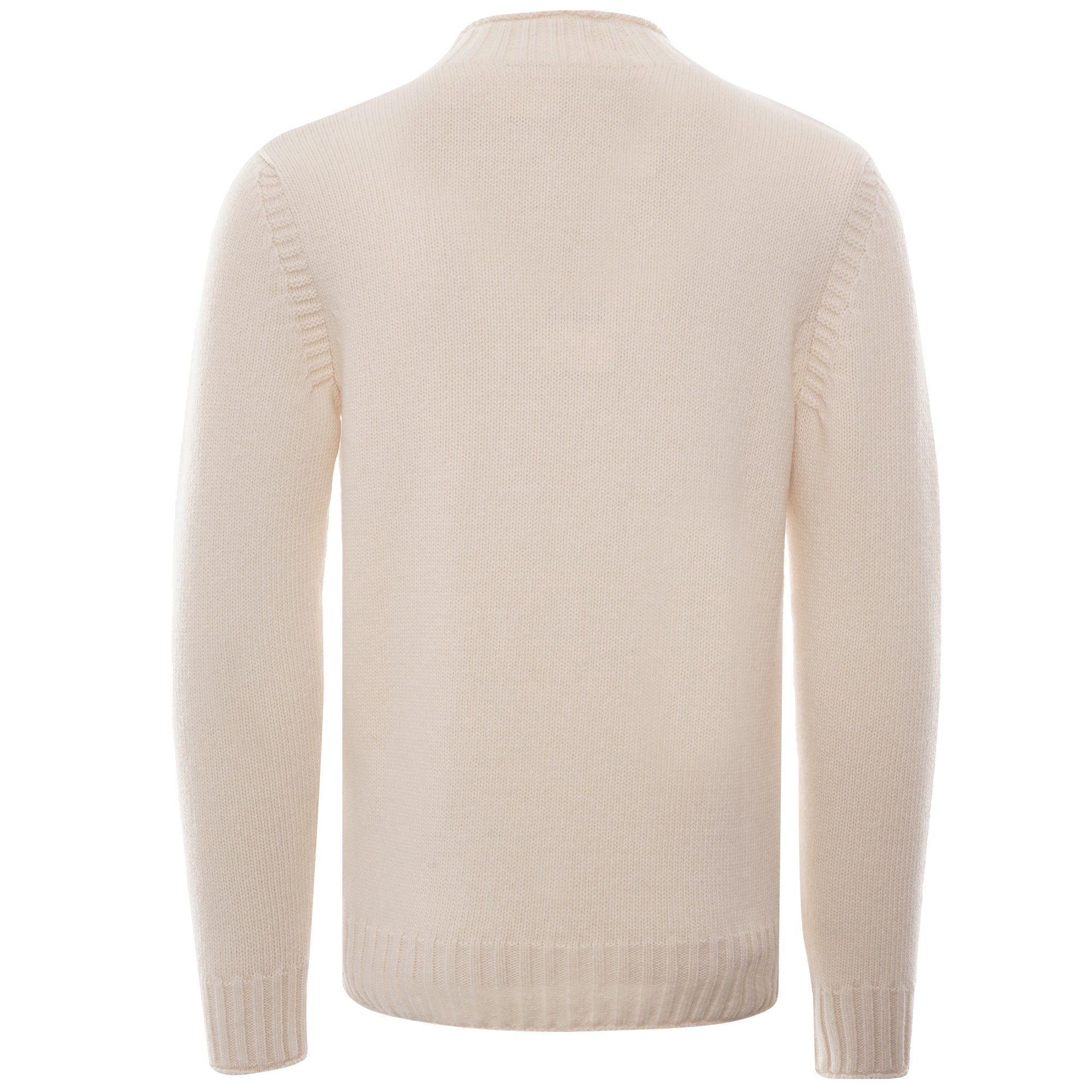 Morpeth Fisherman Crew Jumper - Ecru