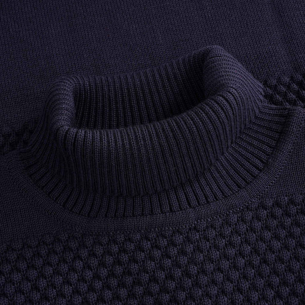 Fisherman Sweater - Seawater Blue