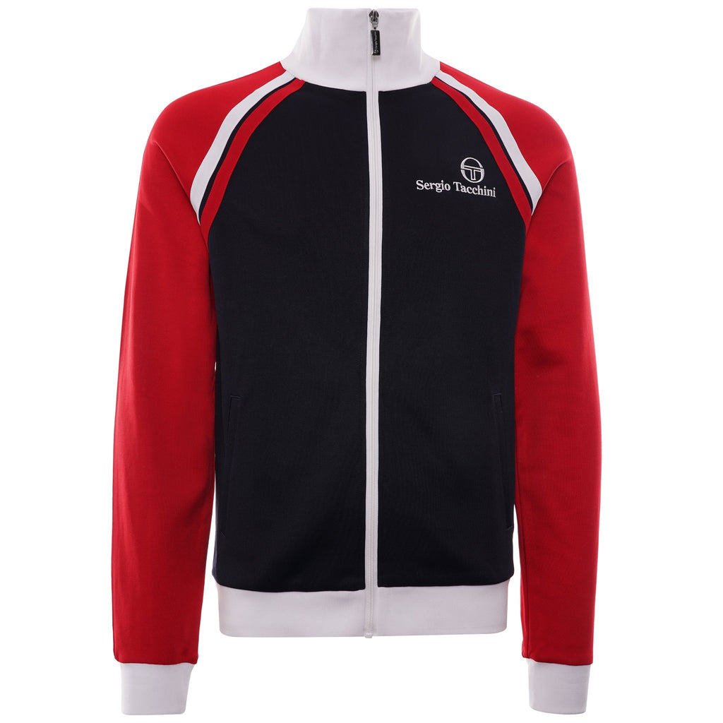 Ghibli Track Top - Navy/Tango Red/White