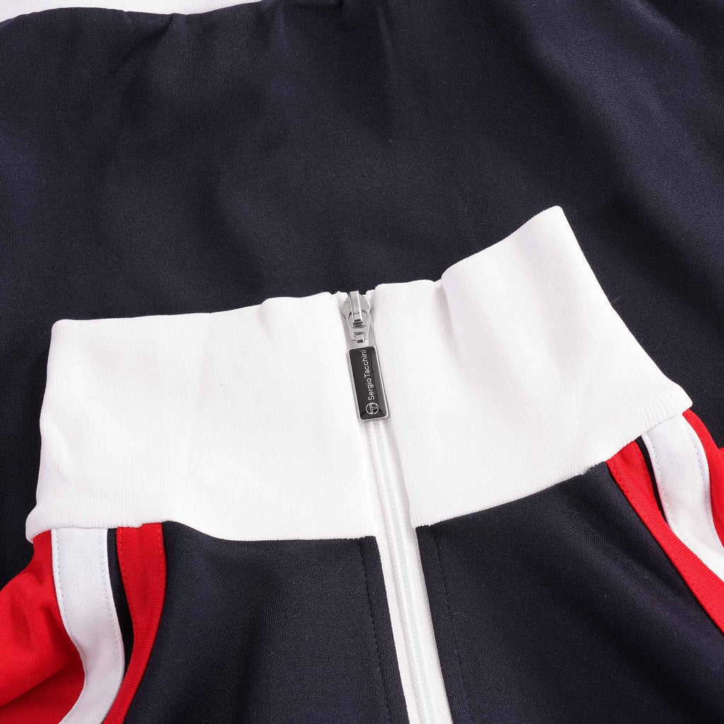 Ghibli Track Top - Navy/Tango Red/White