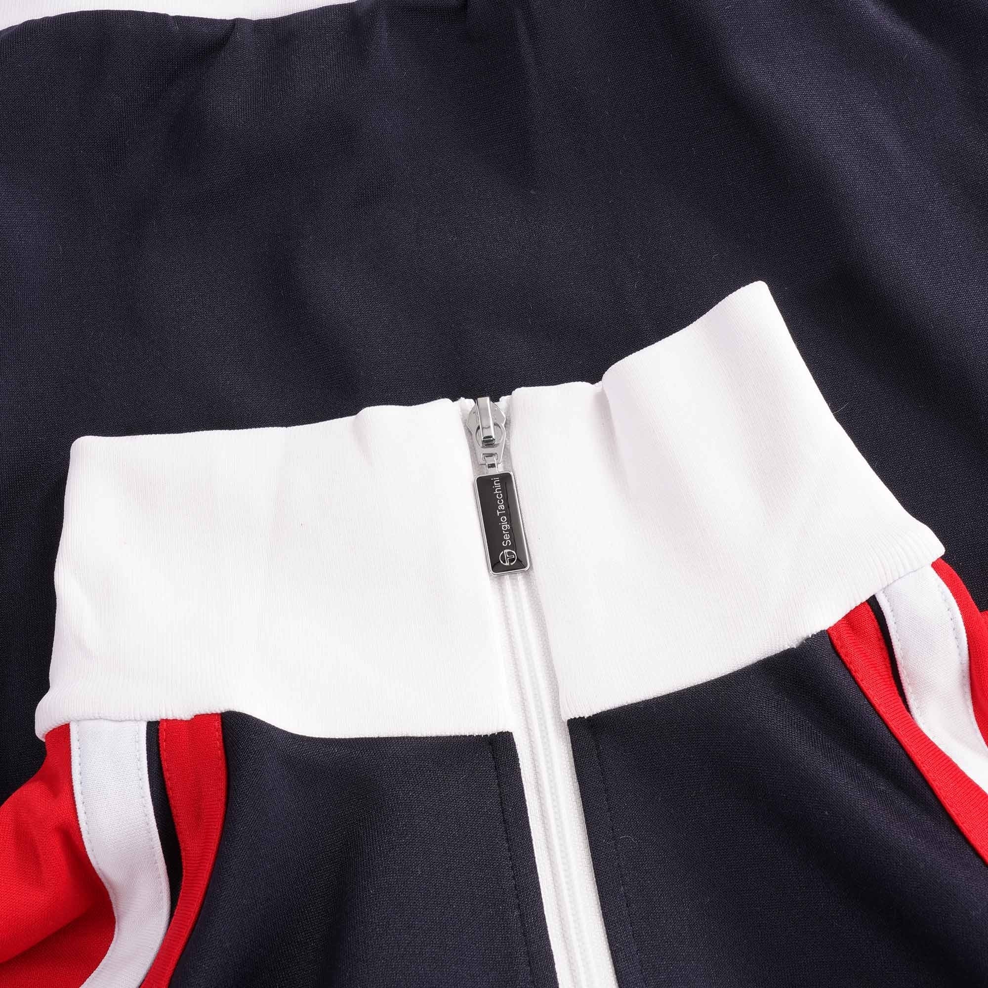 Ghibli Track Top - Navy/Tango Red/White