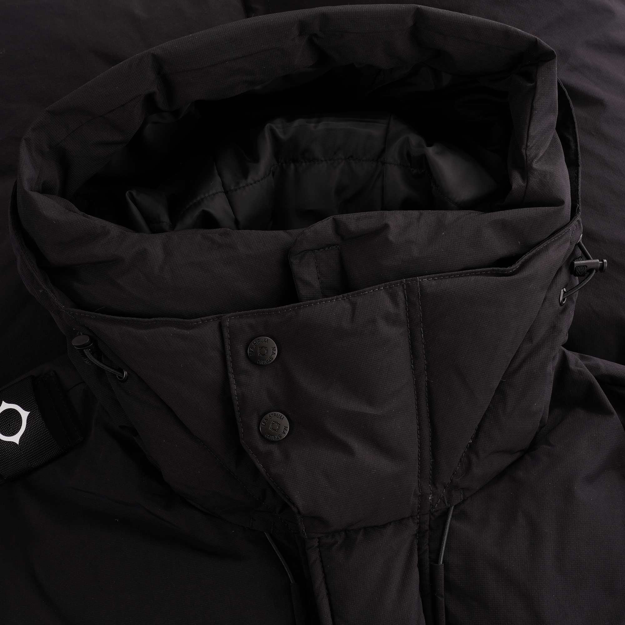 L-21 Down Hooded Jacket - Jet Black